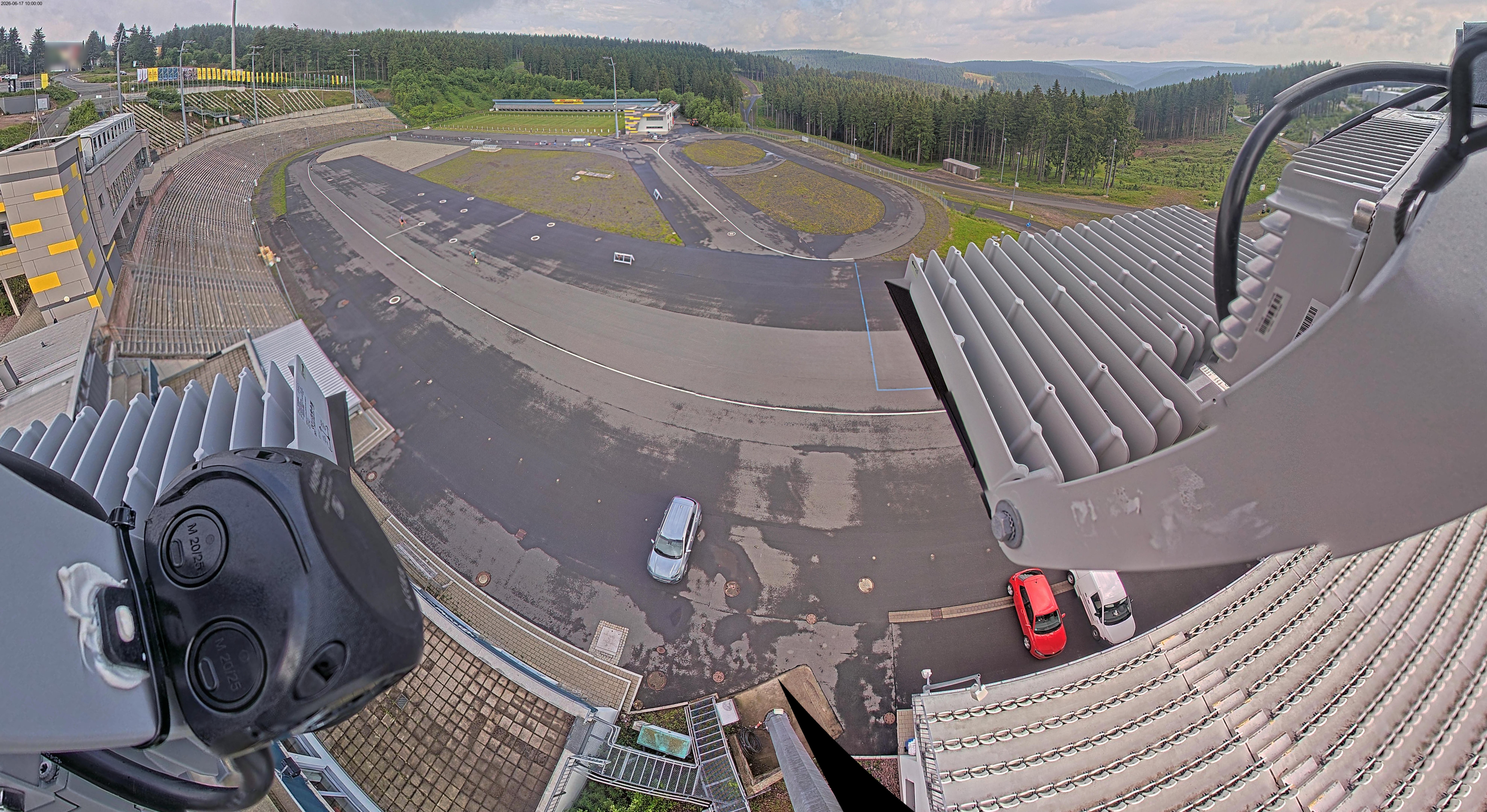 Archiv Foto Webcam Oberhof: Blick ins Biathlonstadion