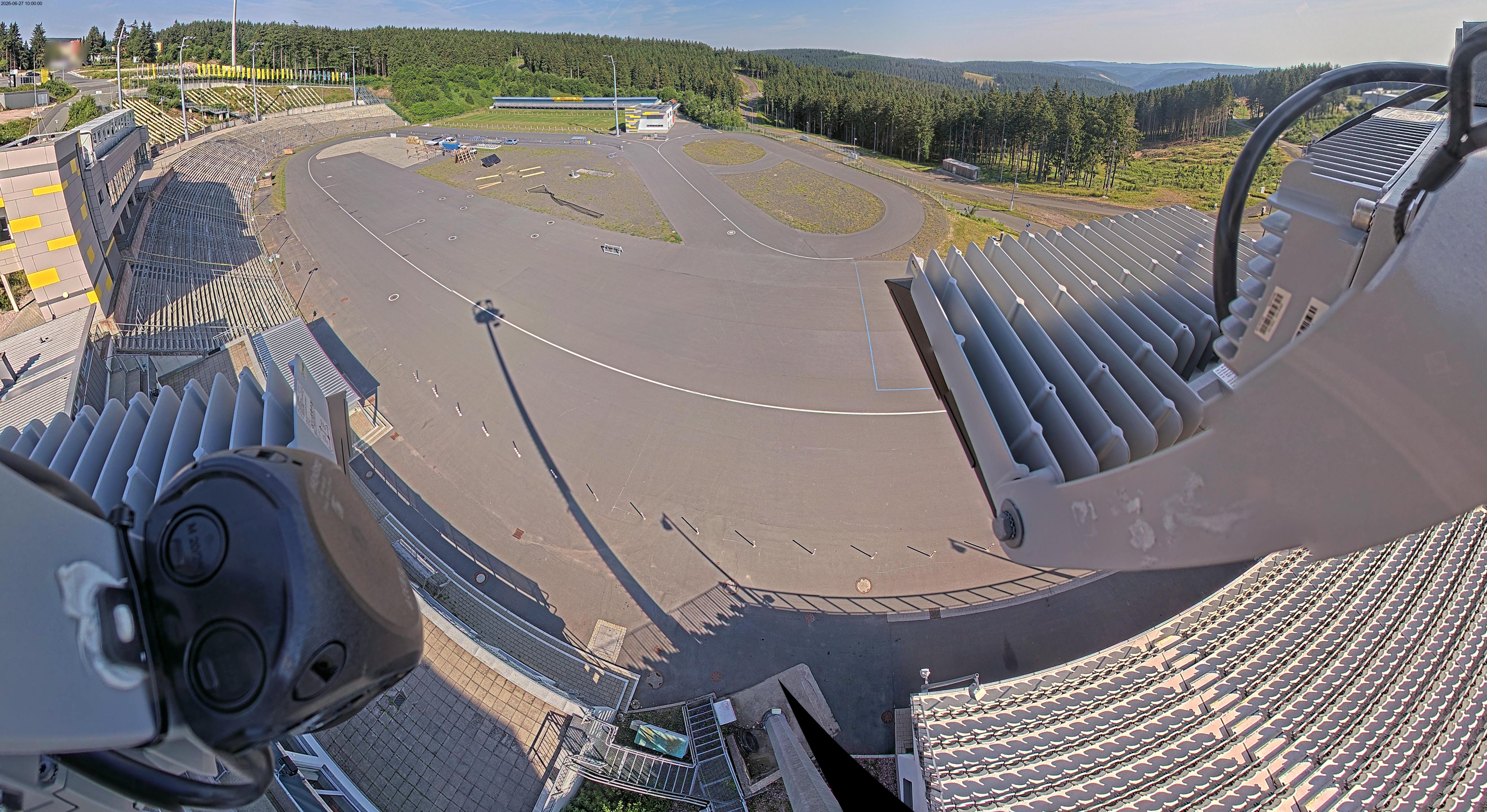 Archiv Foto Webcam Oberhof: Blick ins Biathlonstadion