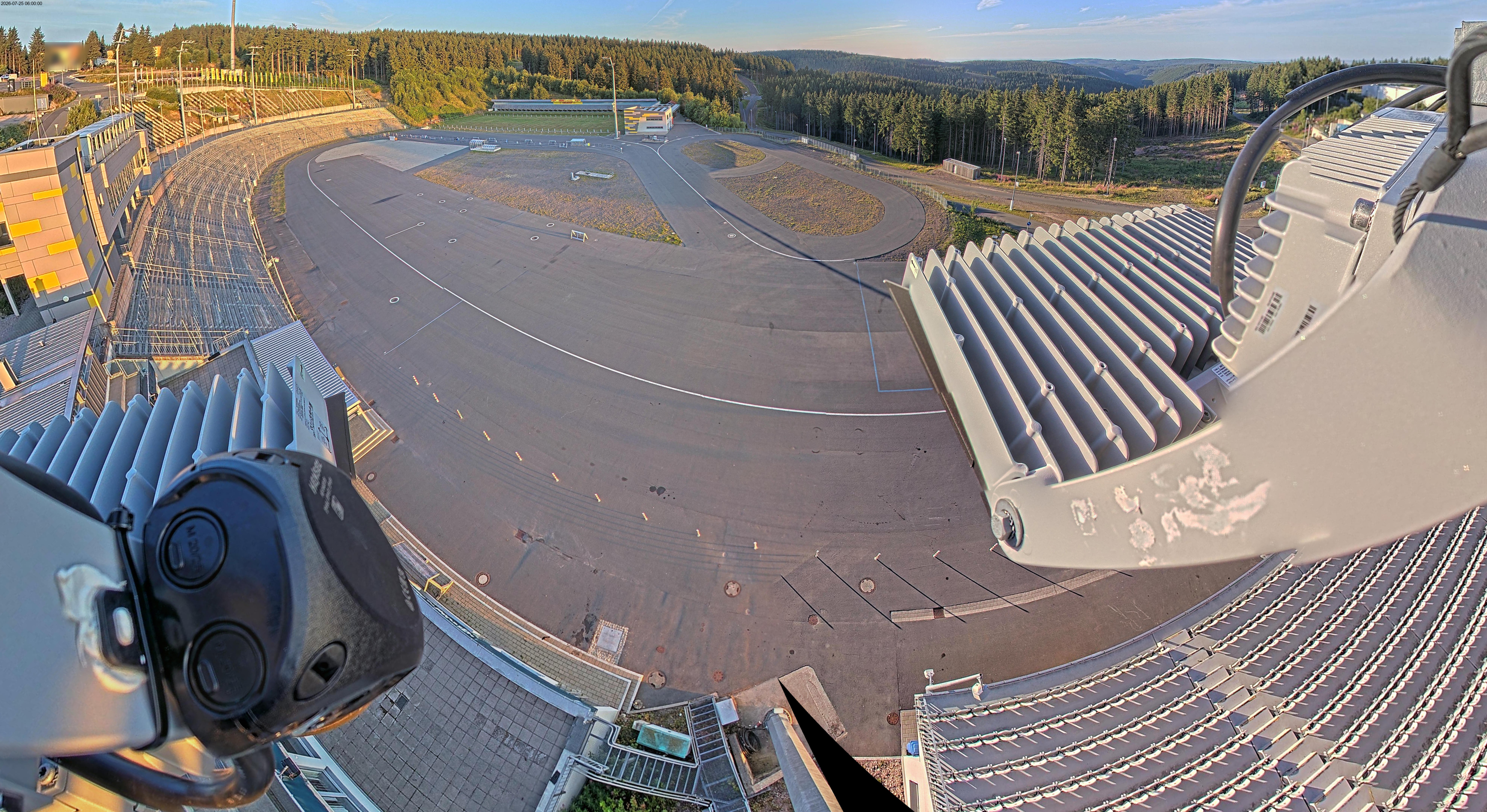Archiv Foto Webcam Oberhof: Blick ins Biathlonstadion