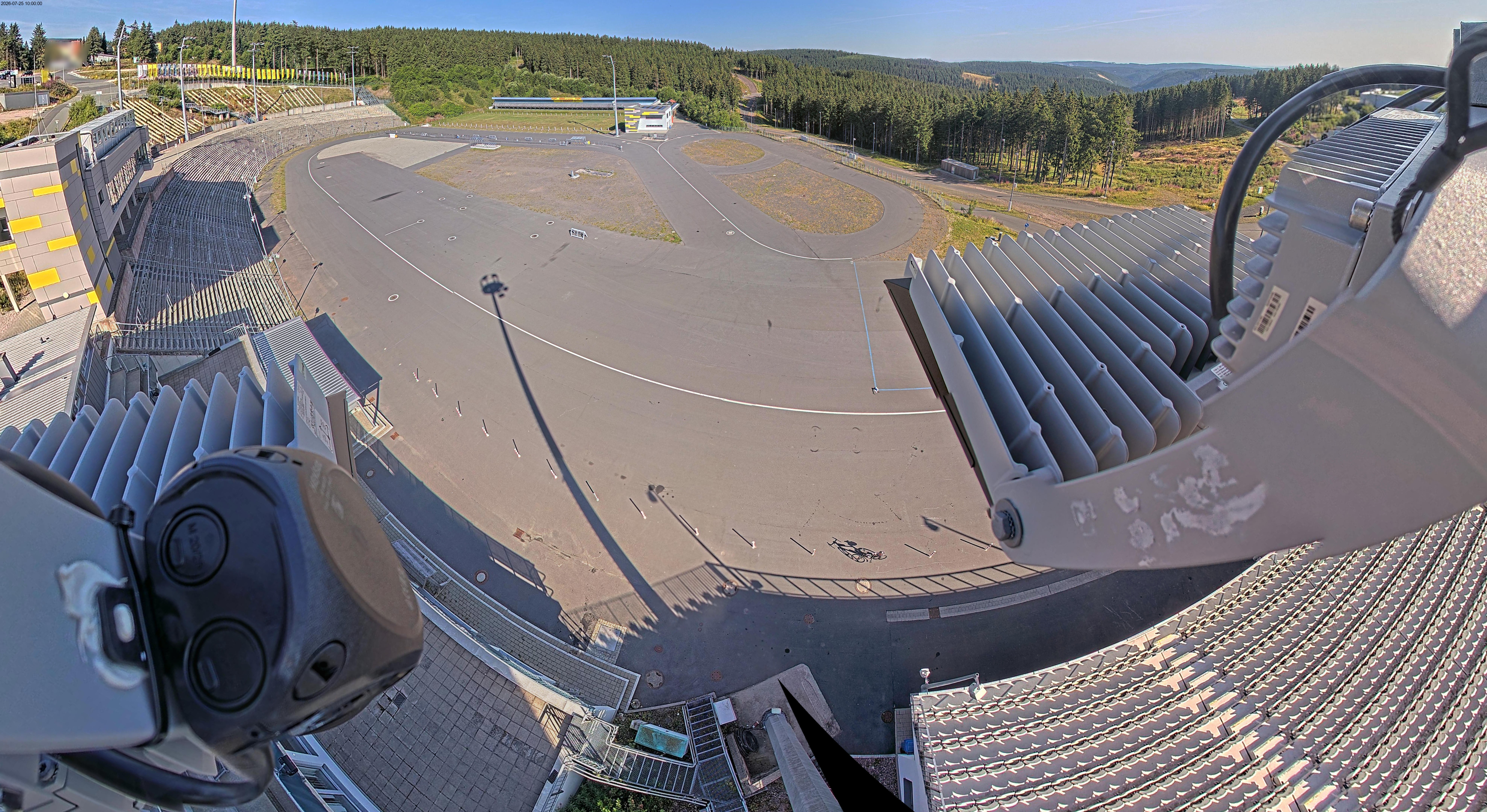 Archiv Foto Webcam Oberhof: Blick ins Biathlonstadion