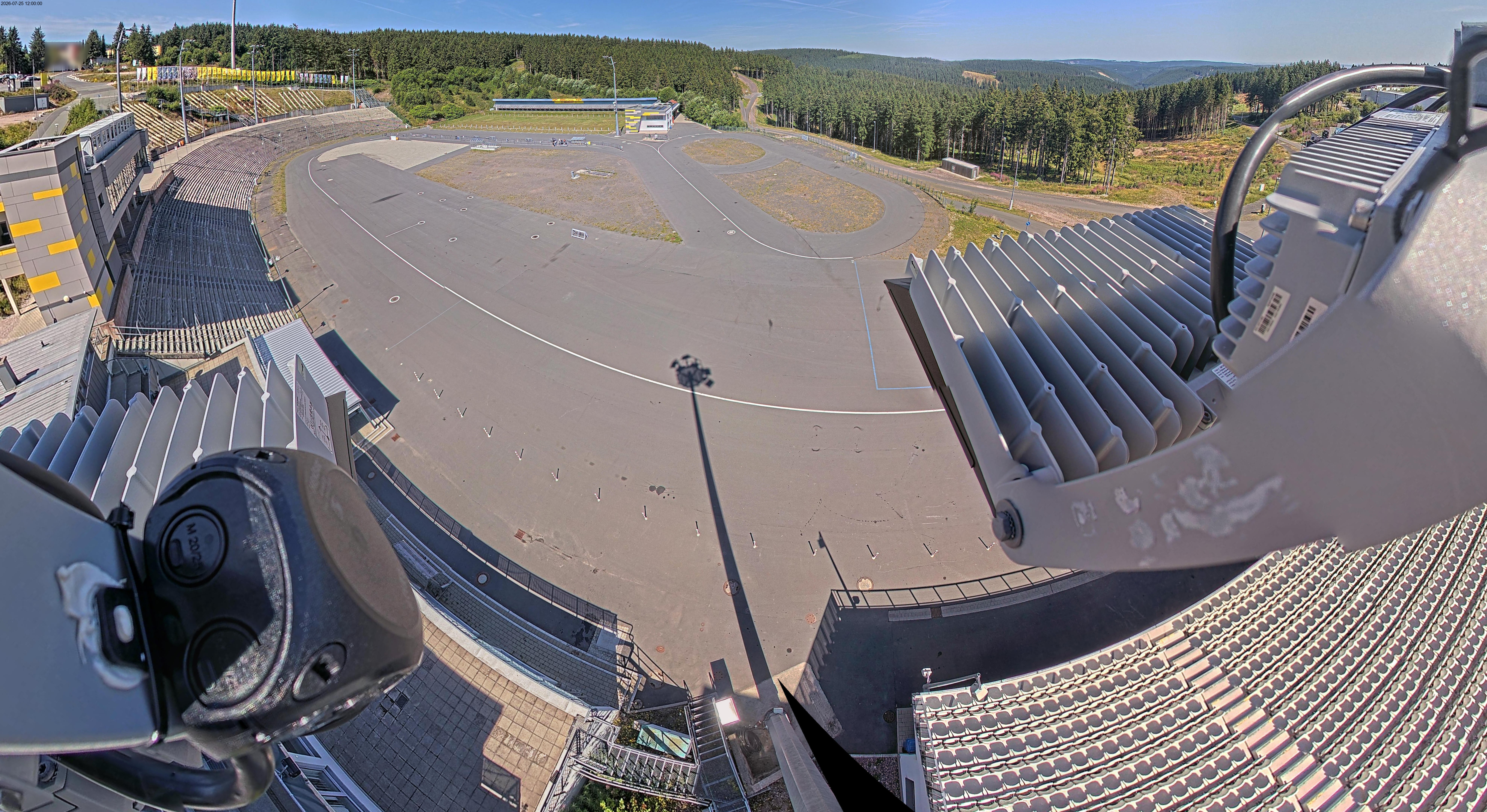 Archiv Foto Webcam Oberhof: Blick ins Biathlonstadion