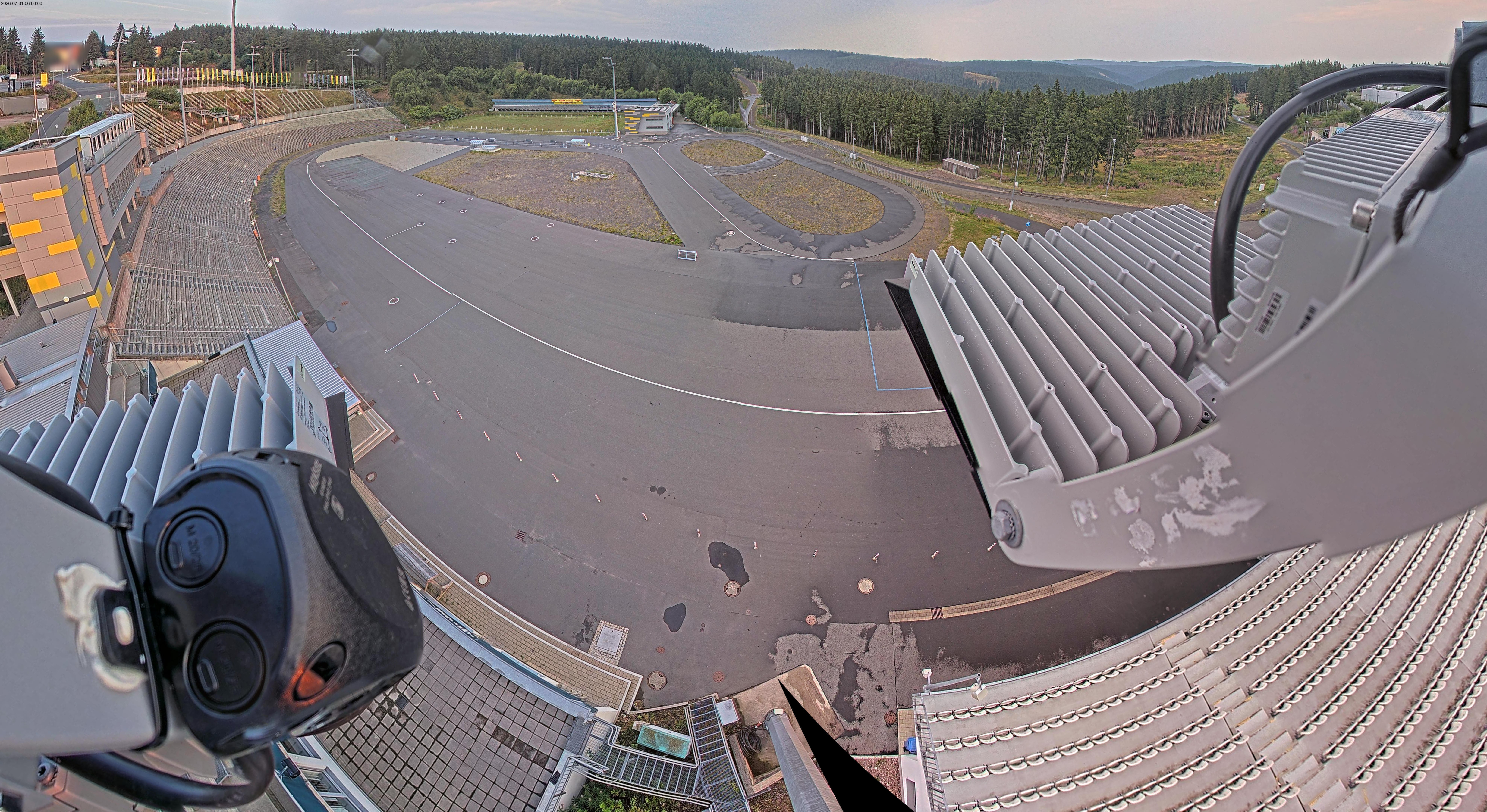 Archiv Foto Webcam Oberhof: Blick ins Biathlonstadion