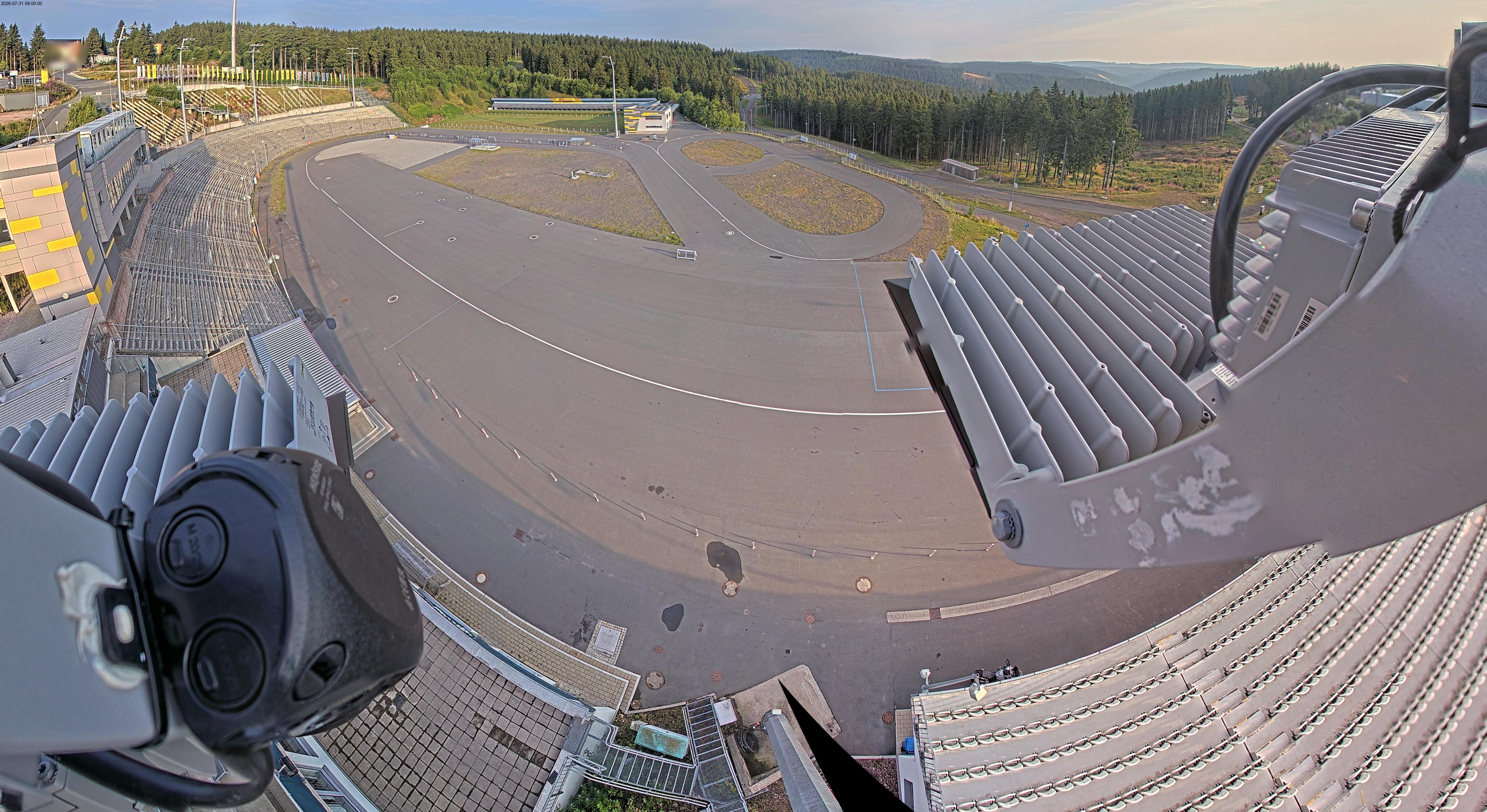 Archiv Foto Webcam Oberhof: Blick ins Biathlonstadion