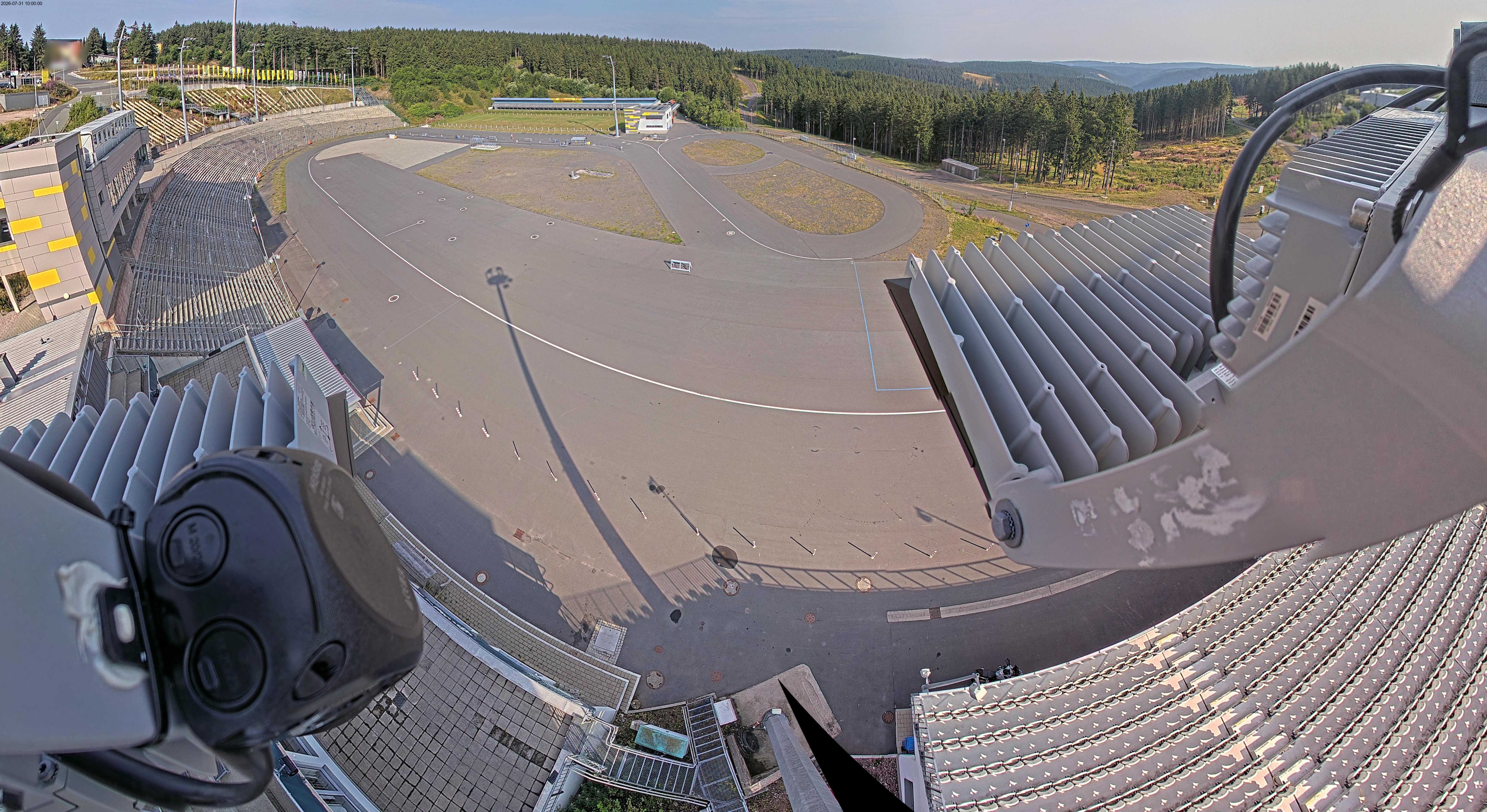 Archiv Foto Webcam Oberhof: Blick ins Biathlonstadion