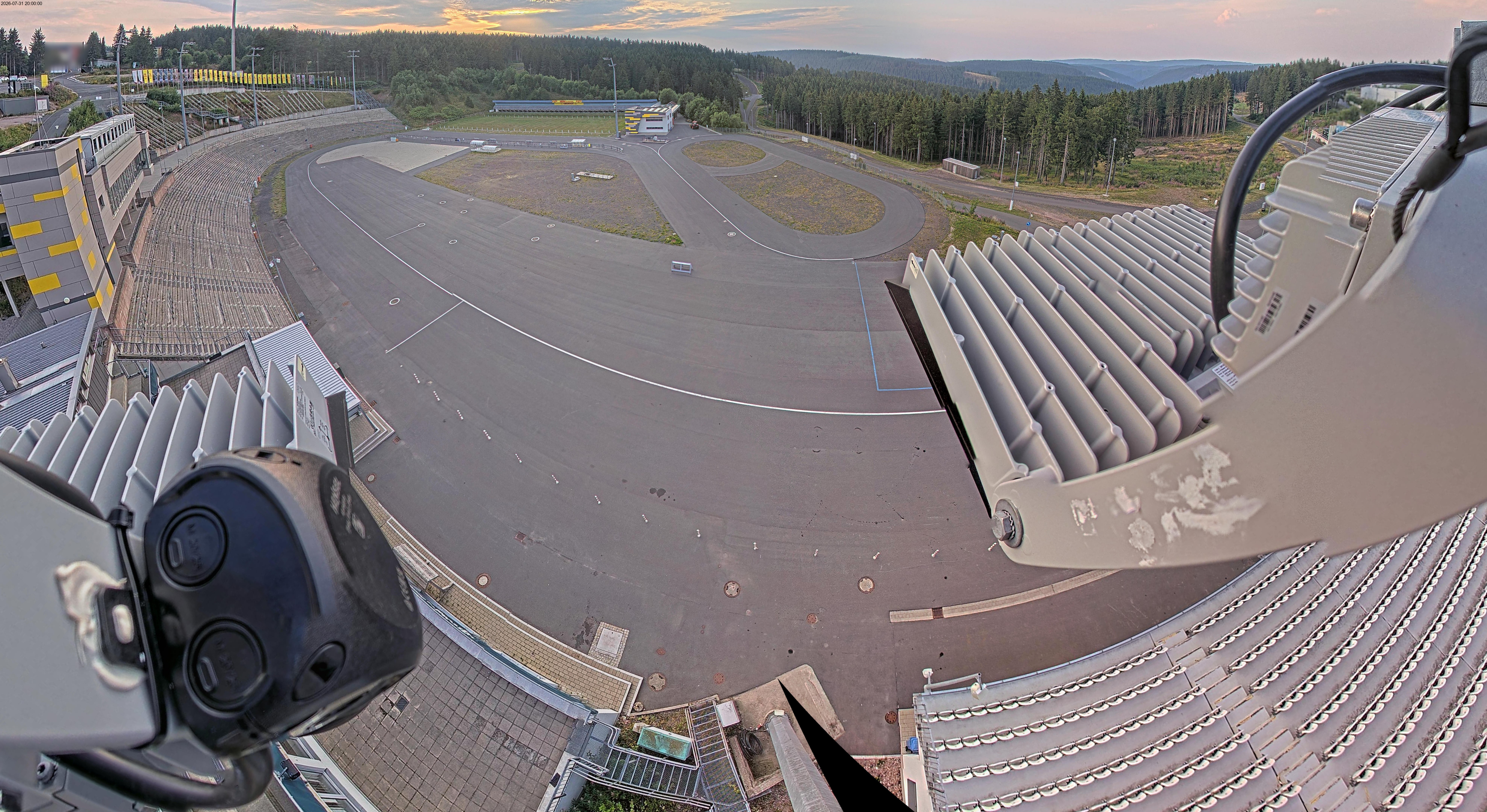 Archiv Foto Webcam Oberhof: Blick ins Biathlonstadion