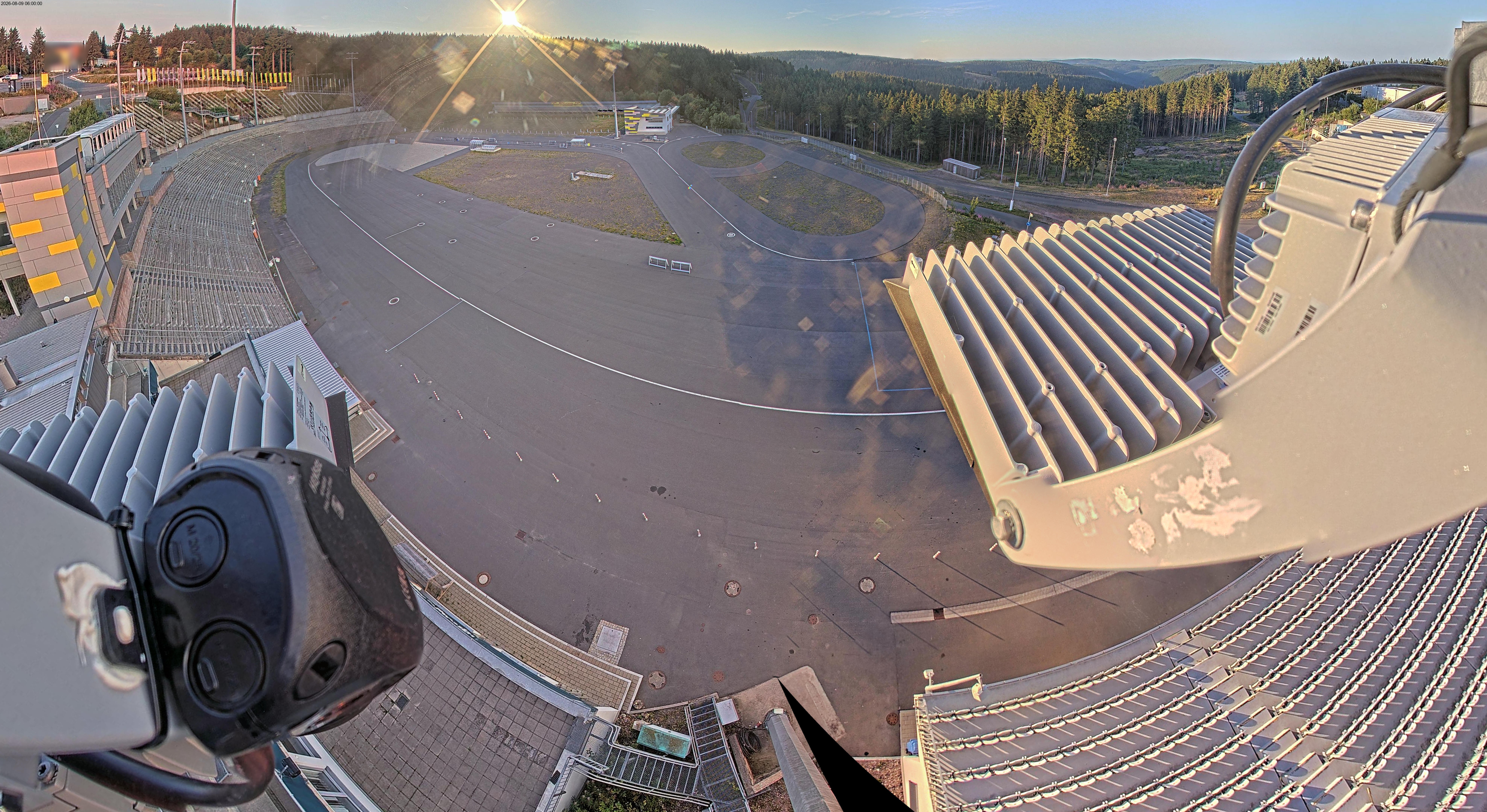 Archiv Foto Webcam Oberhof: Blick ins Biathlonstadion