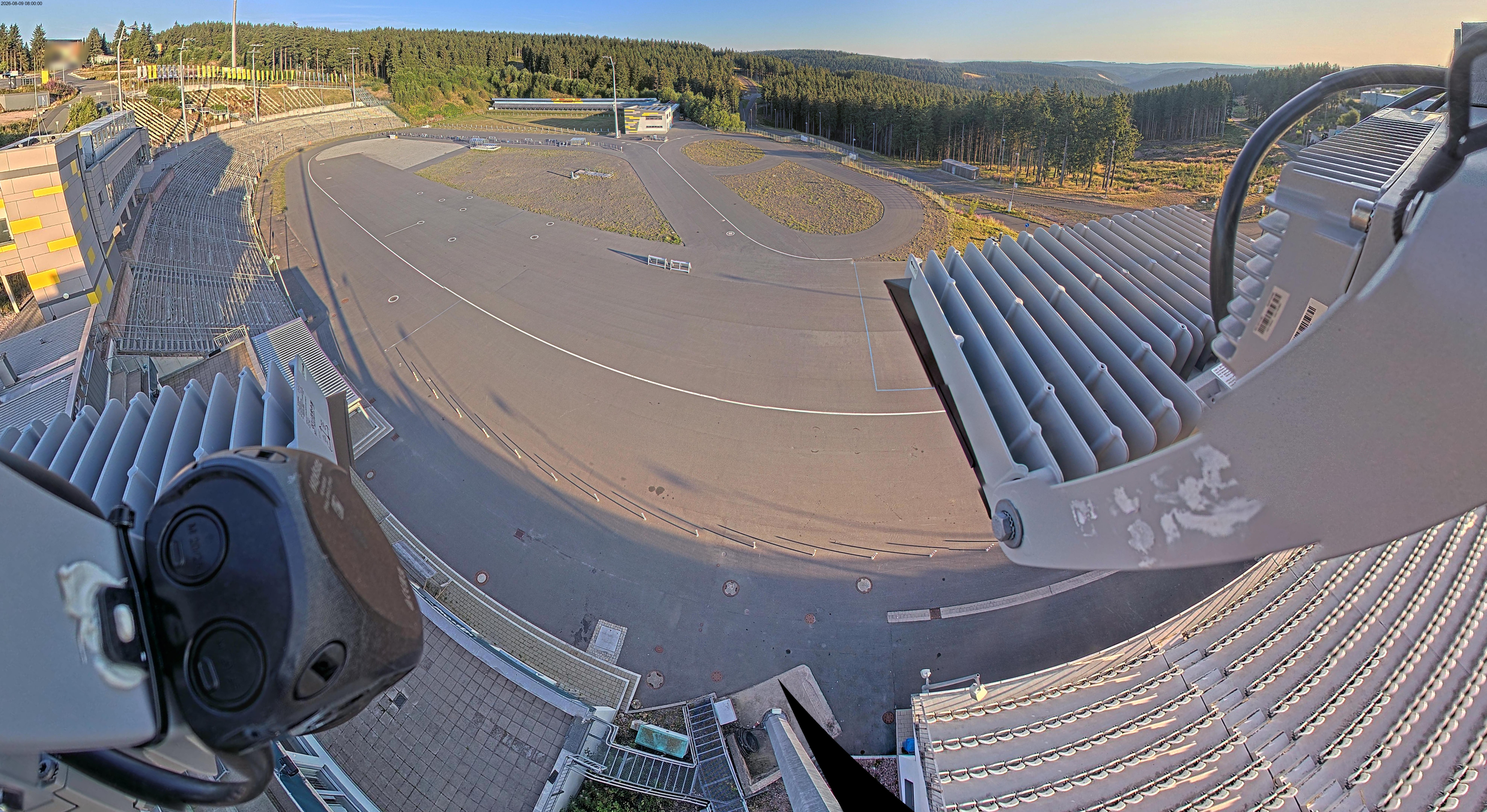 Archiv Foto Webcam Oberhof: Blick ins Biathlonstadion