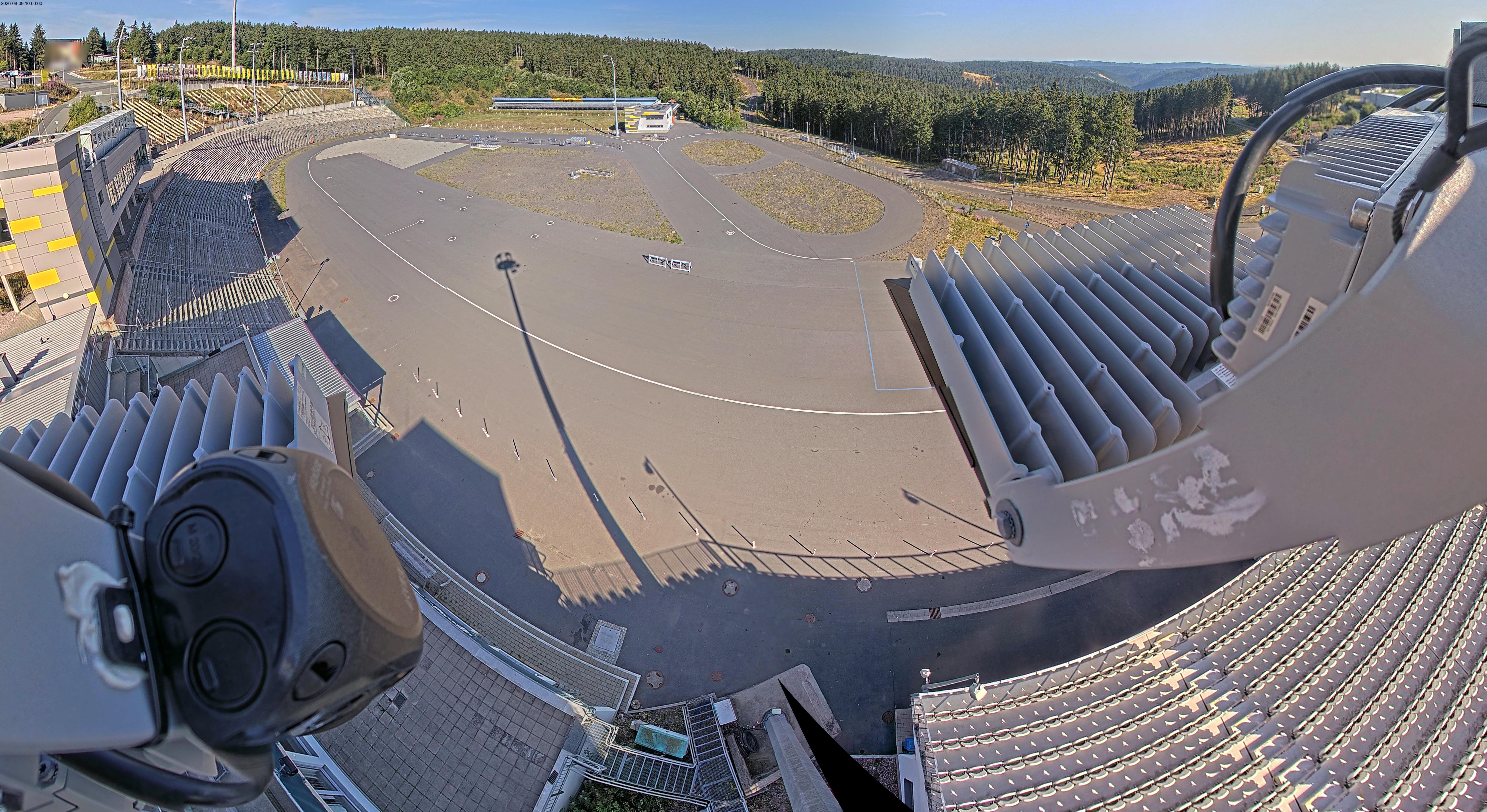 Archiv Foto Webcam Oberhof: Blick ins Biathlonstadion