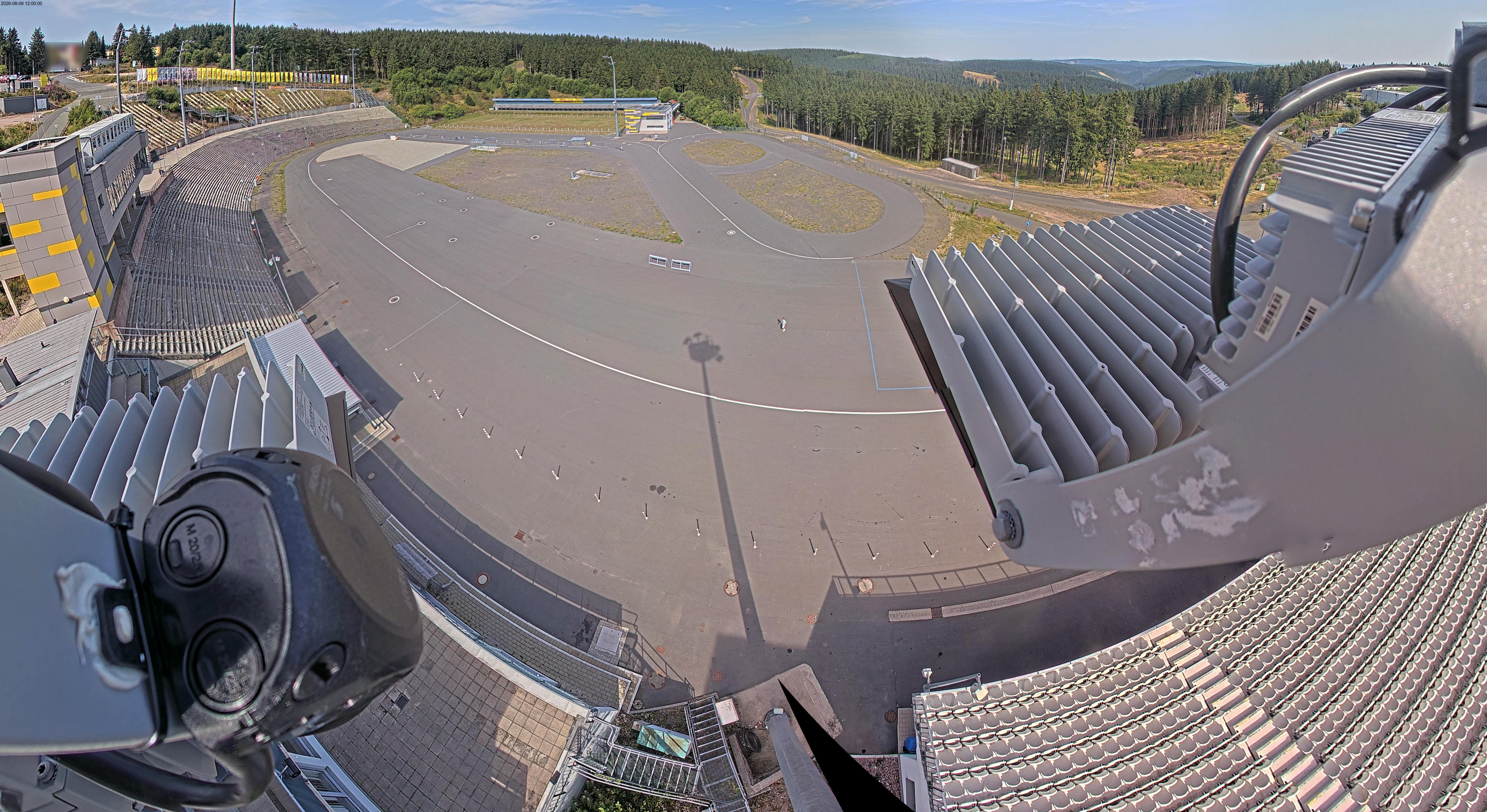 Archiv Foto Webcam Oberhof: Blick ins Biathlonstadion