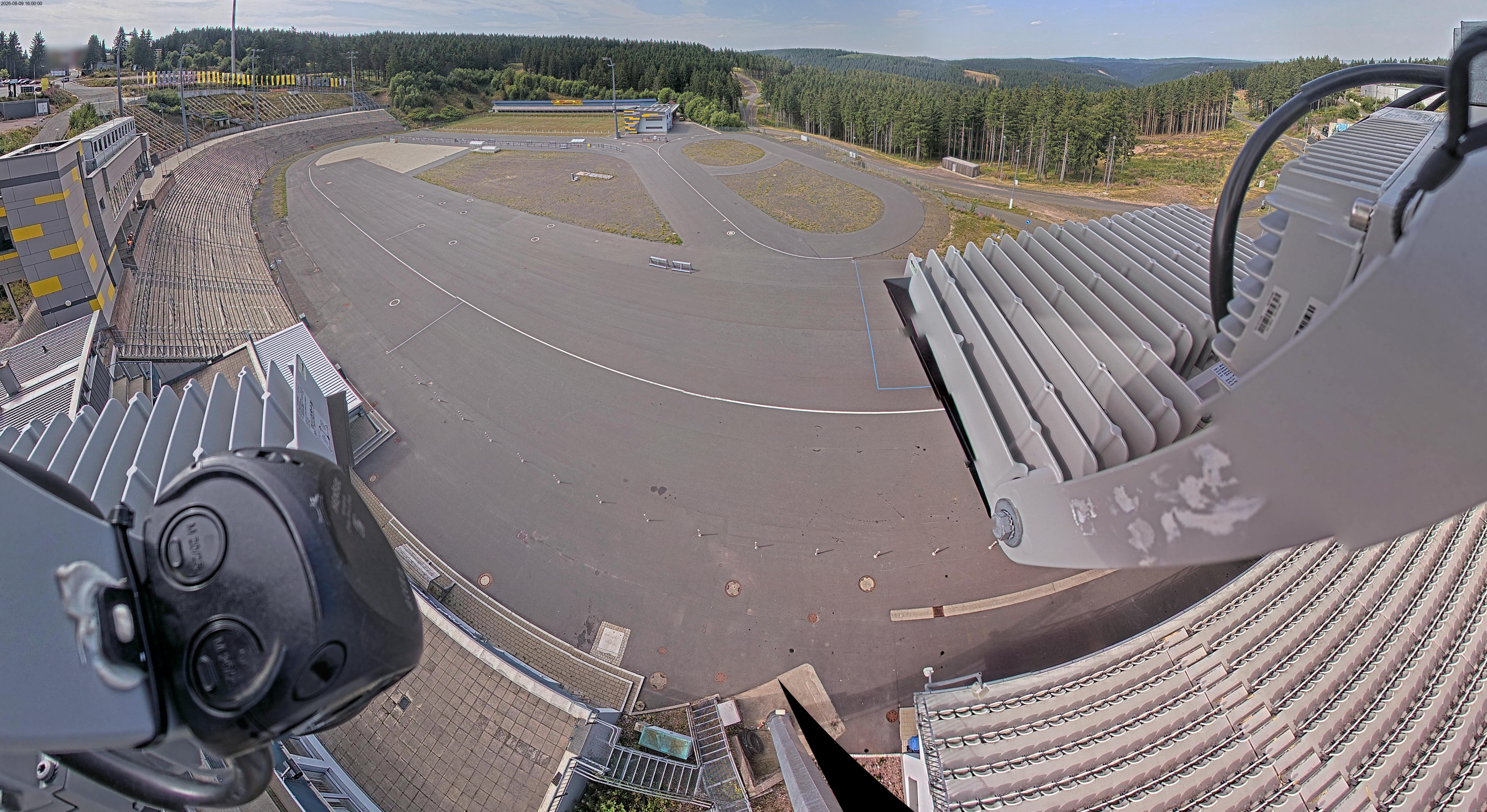 Archiv Foto Webcam Oberhof: Blick ins Biathlonstadion