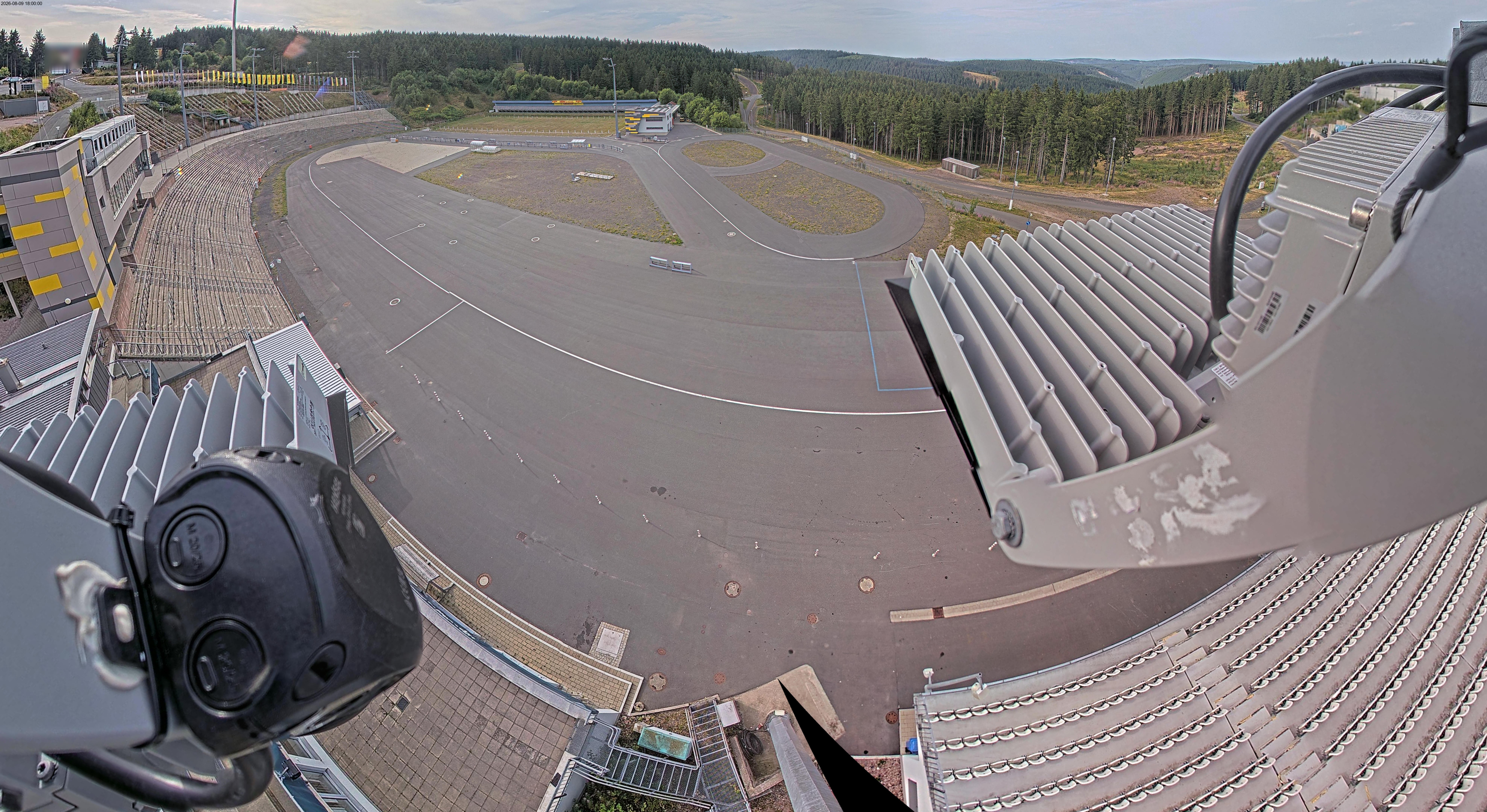 Archiv Foto Webcam Oberhof: Blick ins Biathlonstadion