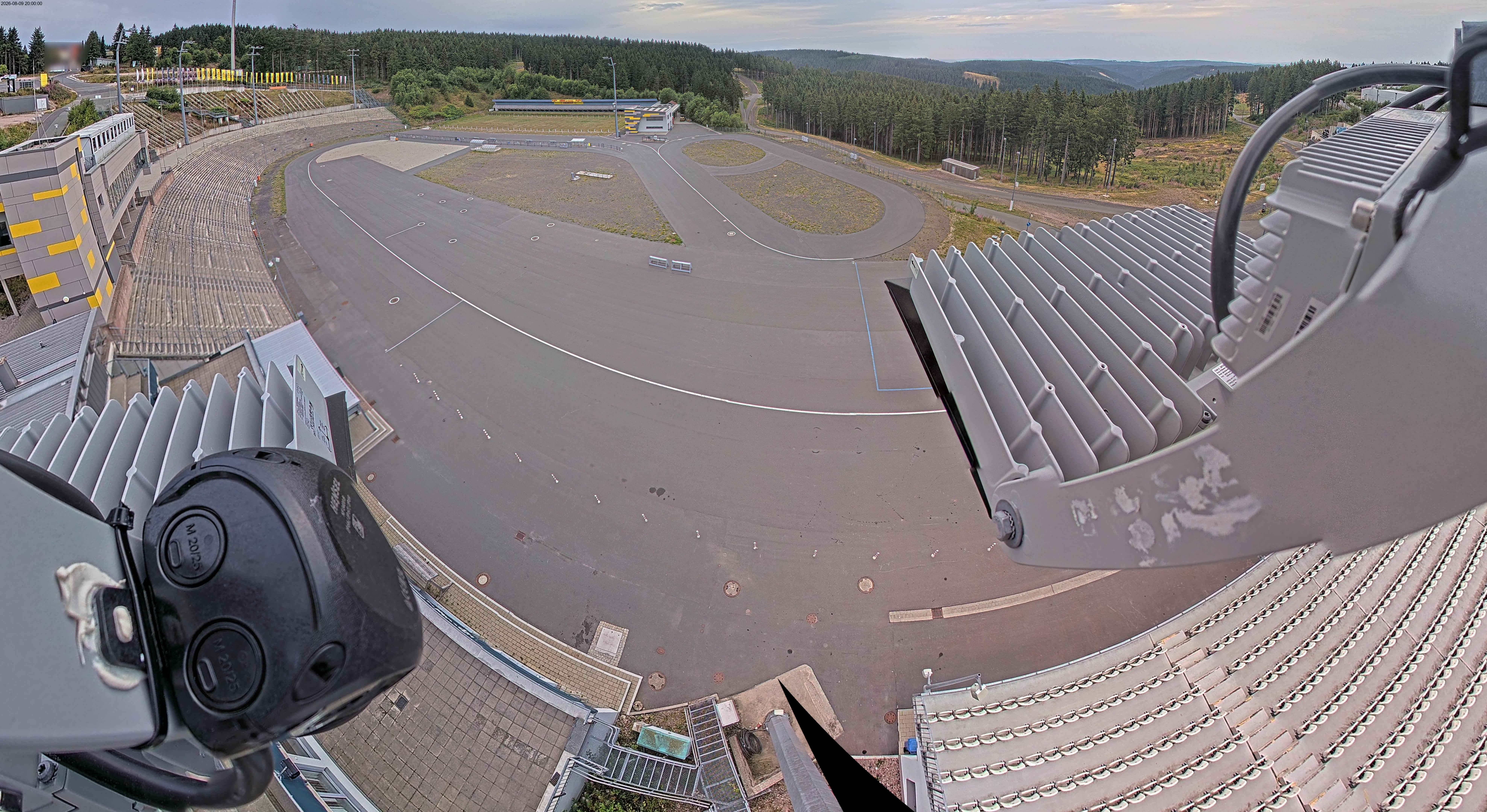 Archiv Foto Webcam Oberhof: Blick ins Biathlonstadion