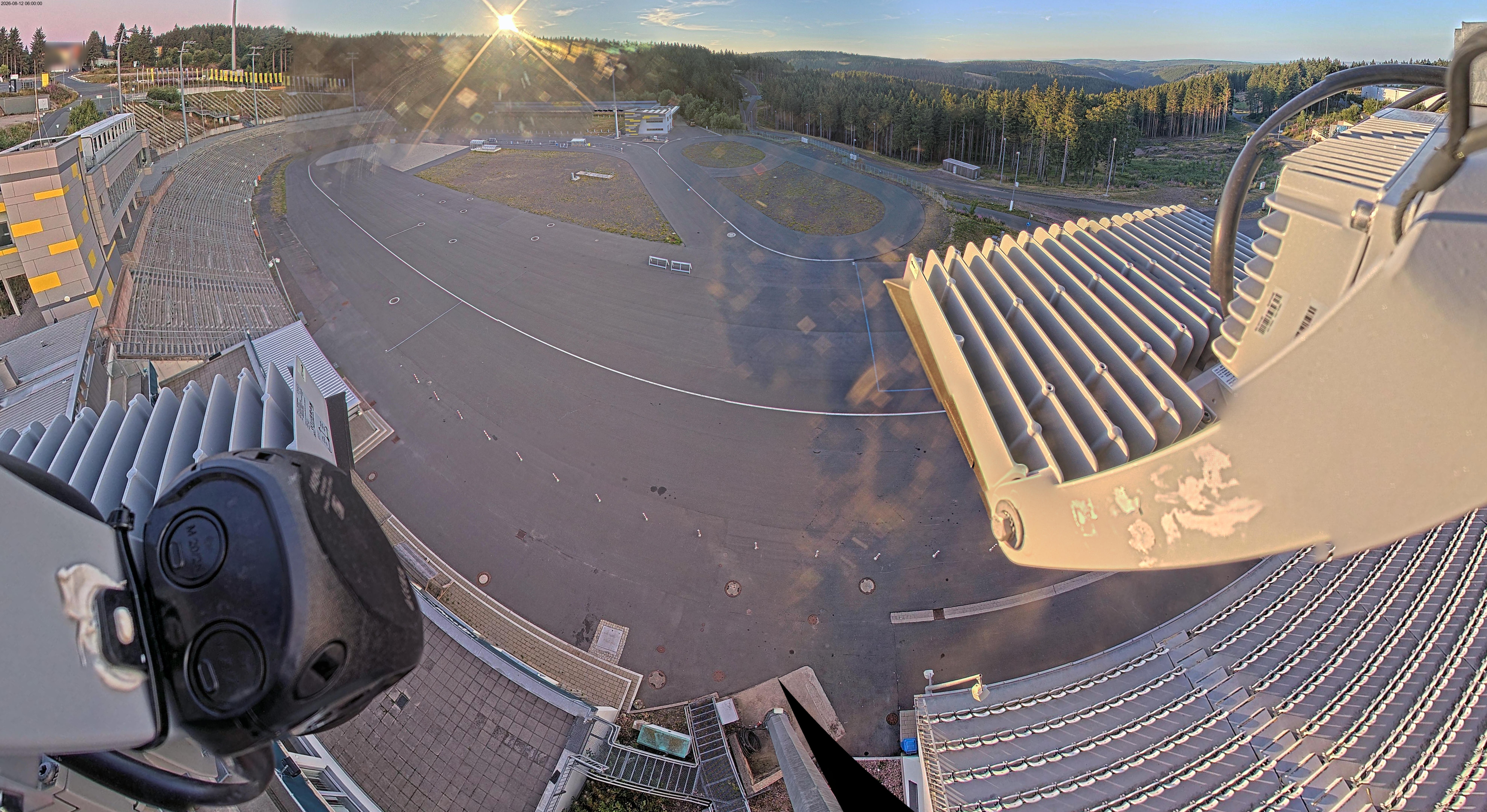 Archiv Foto Webcam Oberhof: Blick ins Biathlonstadion