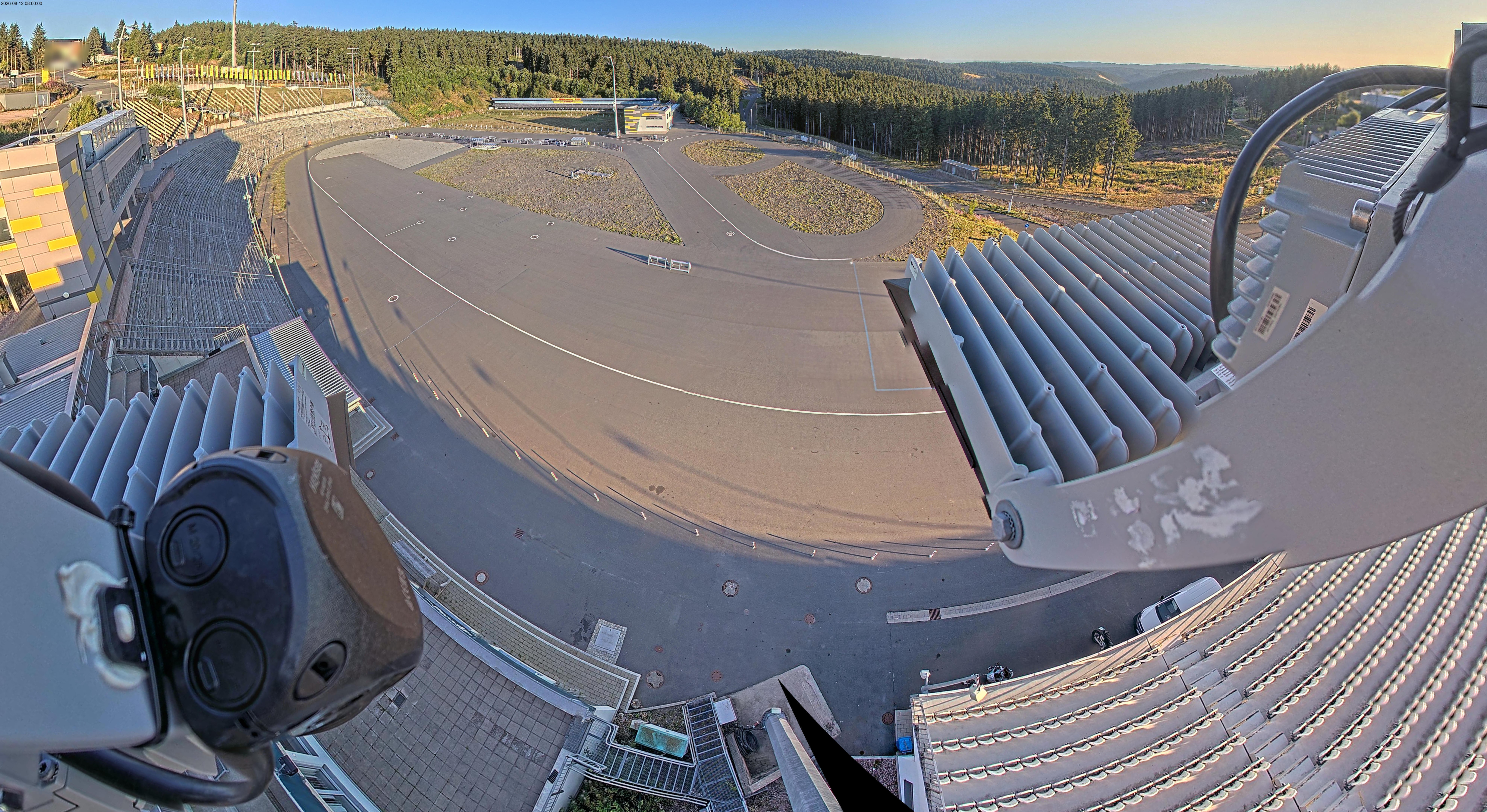 Archiv Foto Webcam Oberhof: Blick ins Biathlonstadion