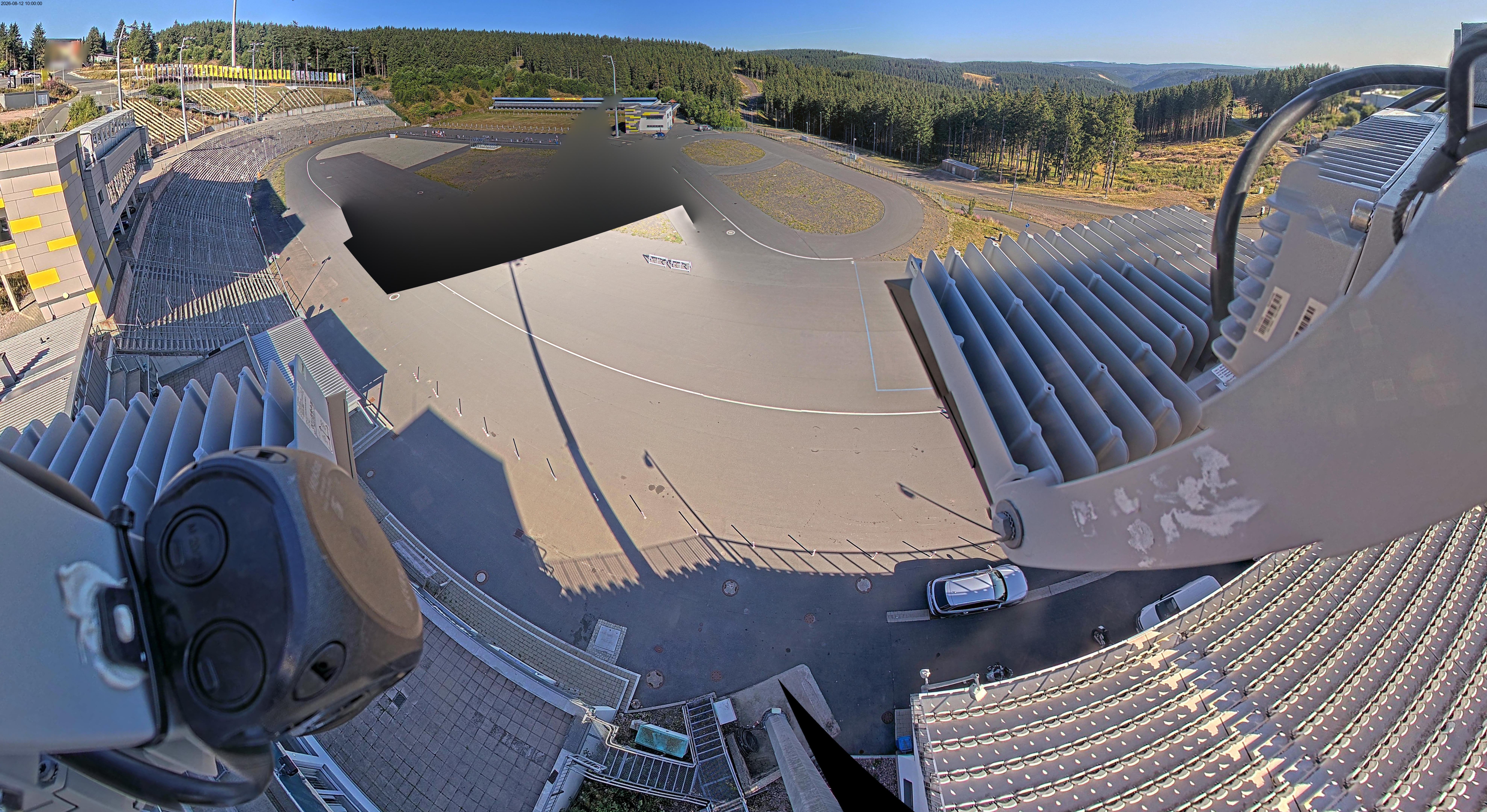 Archiv Foto Webcam Oberhof: Blick ins Biathlonstadion