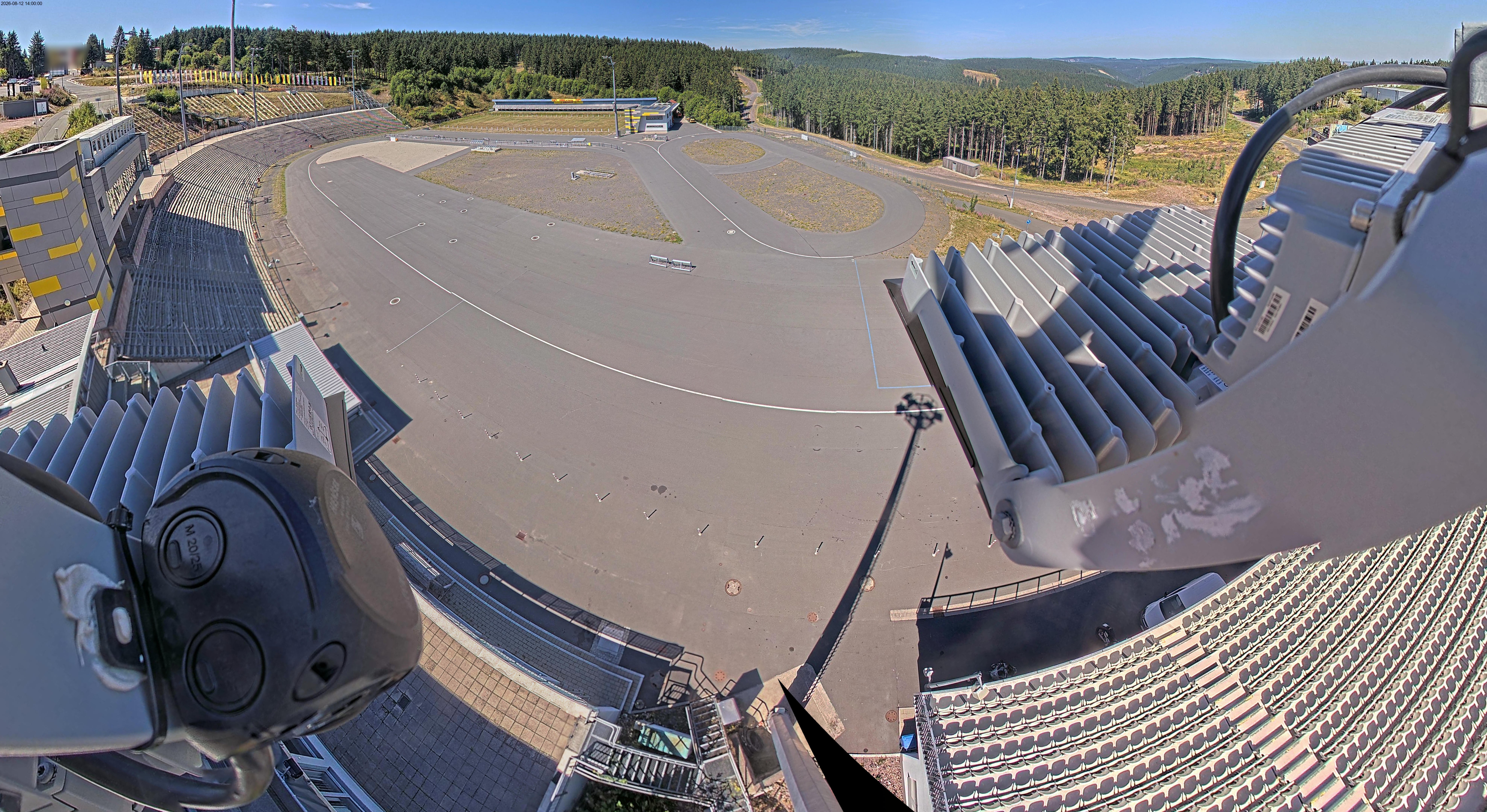 Archiv Foto Webcam Oberhof: Blick ins Biathlonstadion