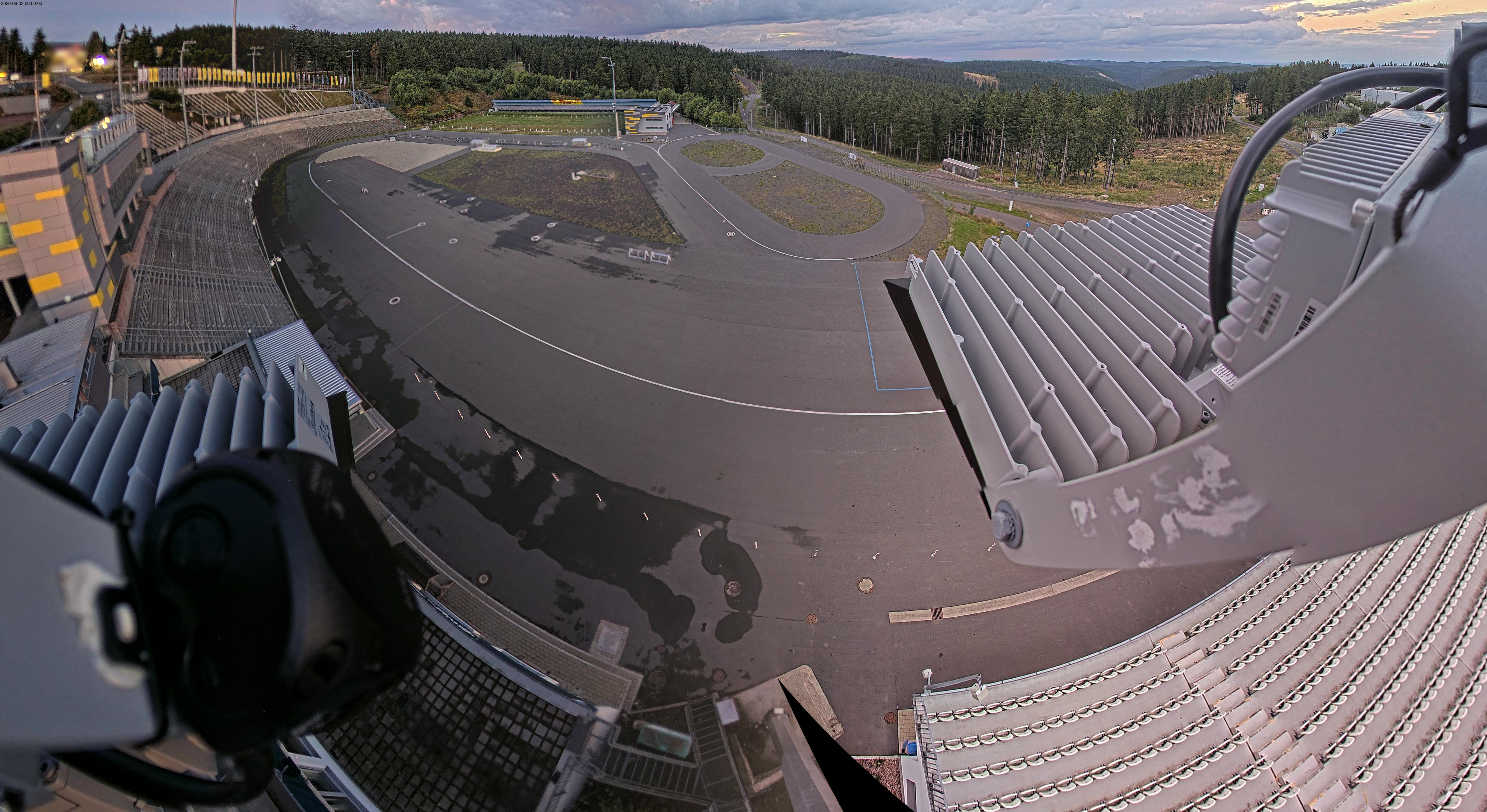 Archiv Foto Webcam Oberhof: Blick ins Biathlonstadion