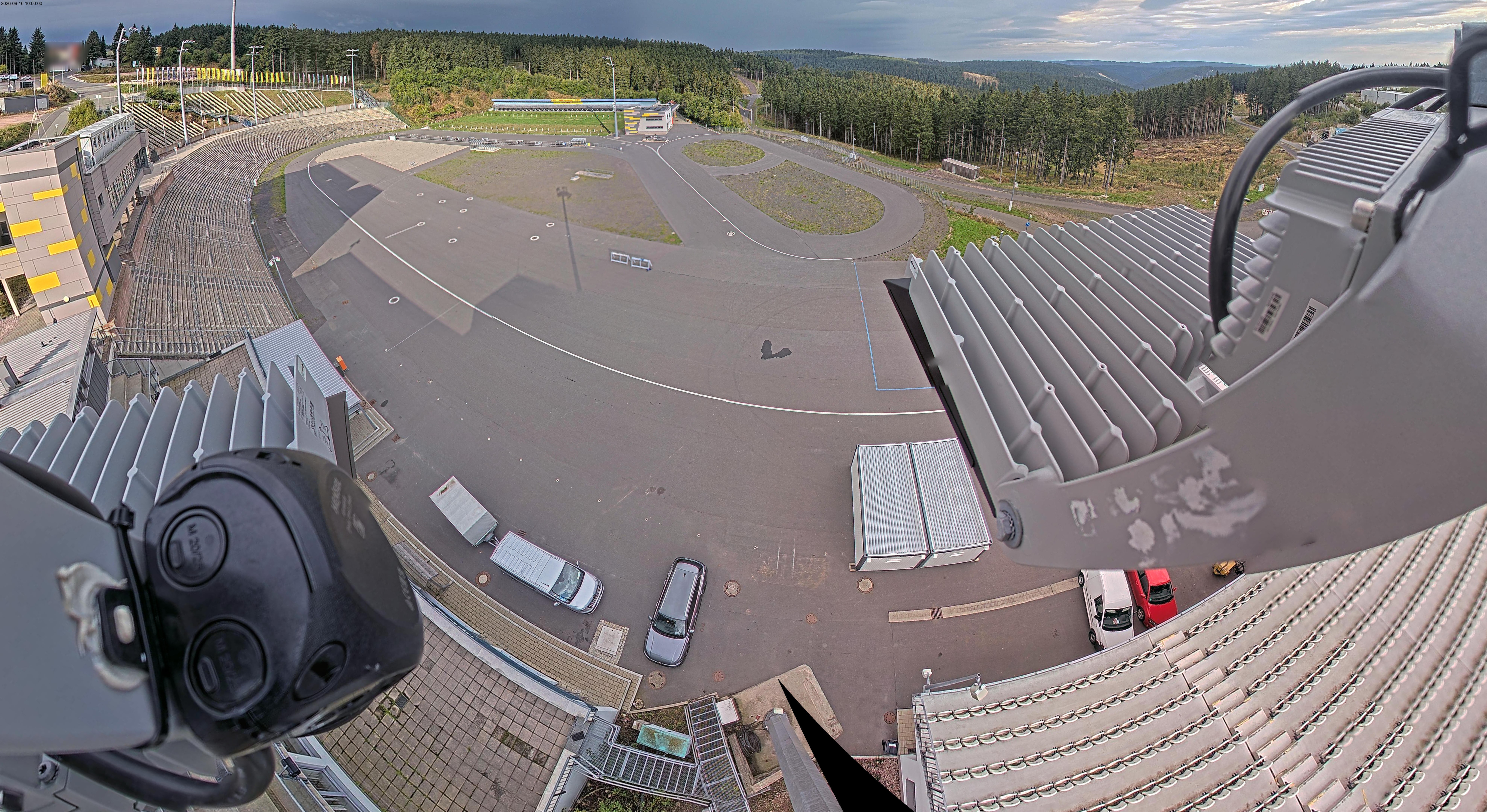 Archiv Foto Webcam Oberhof: Blick ins Biathlonstadion