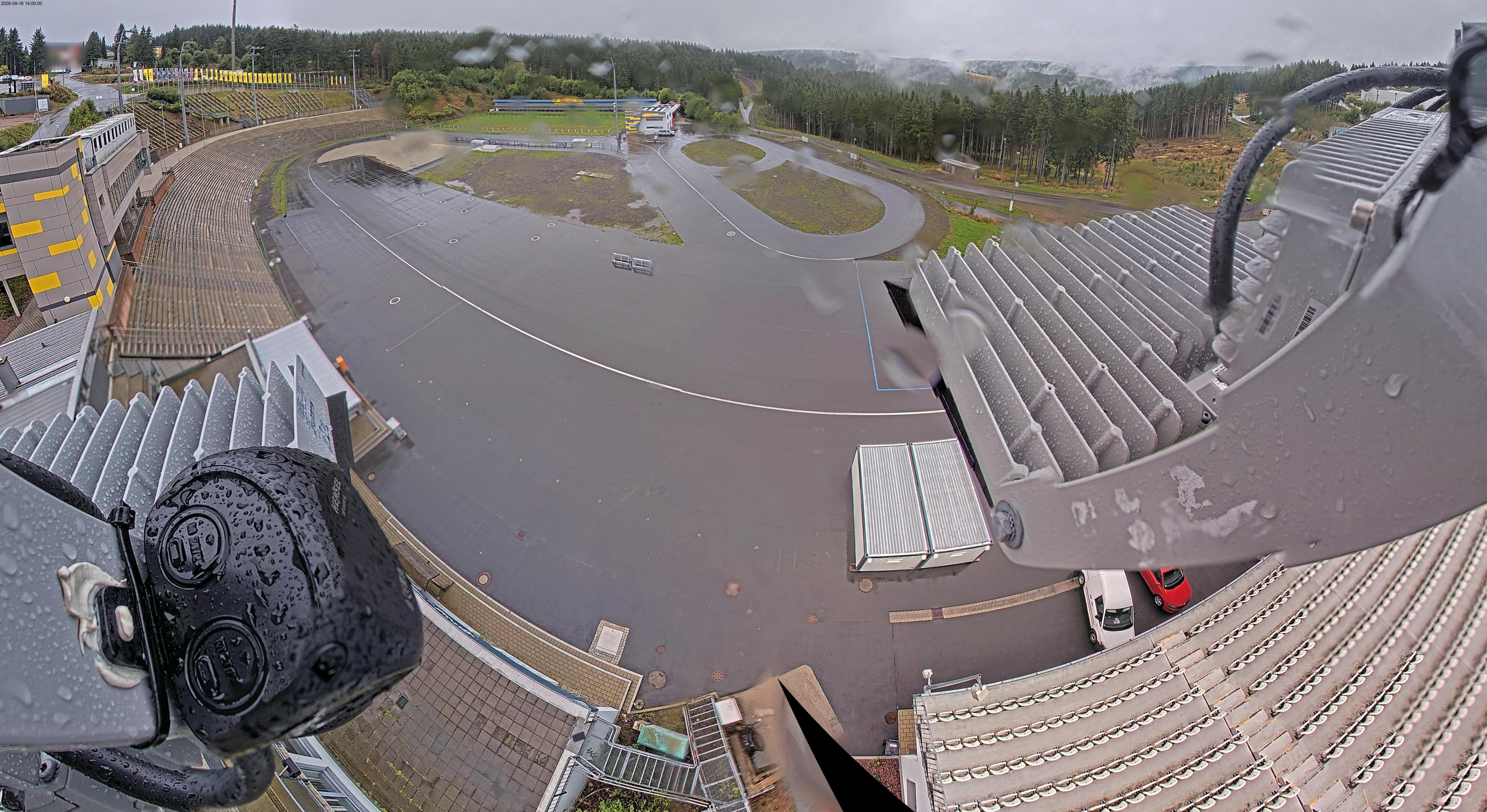 Archiv Foto Webcam Oberhof: Blick ins Biathlonstadion