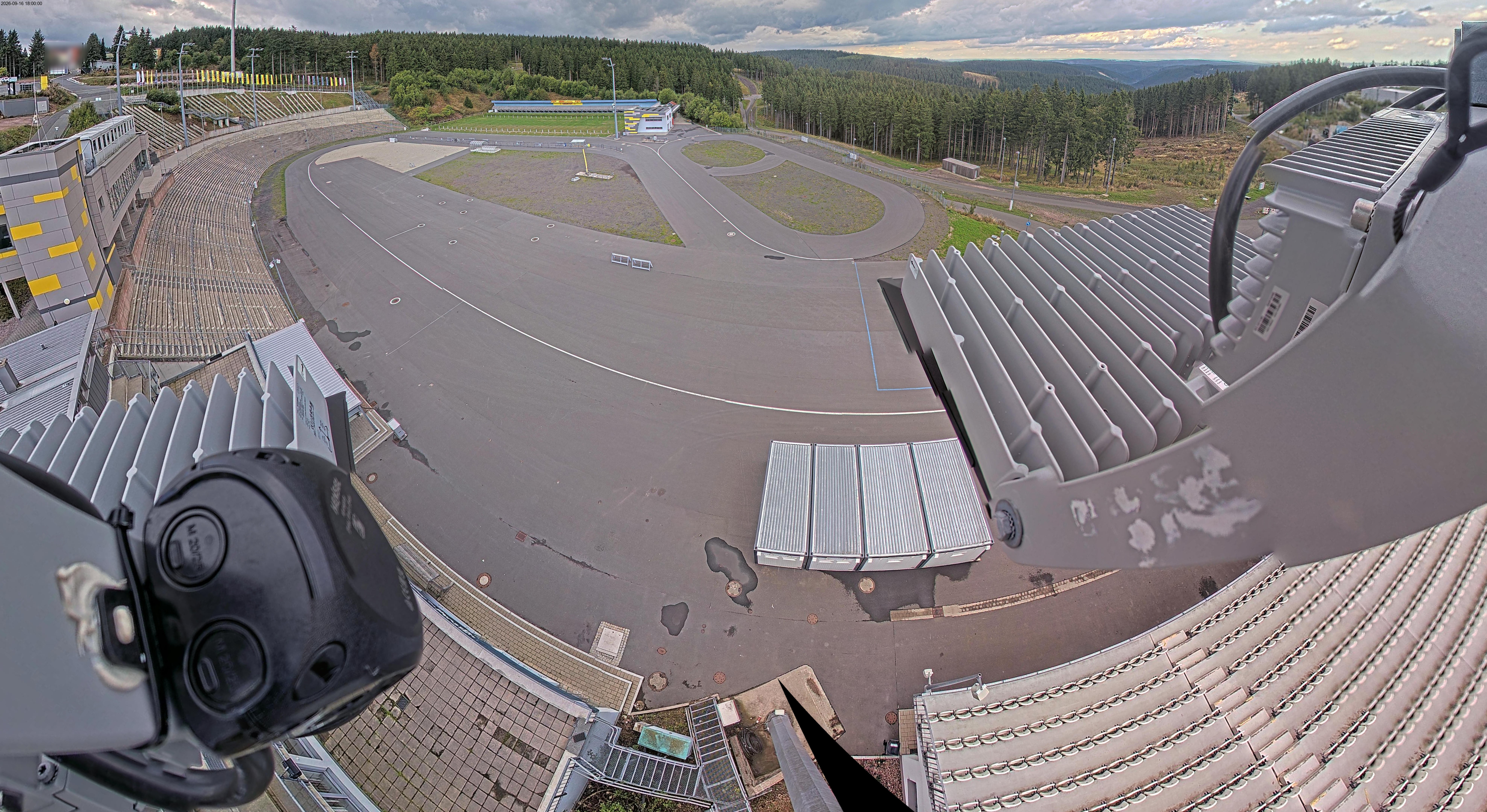 Archiv Foto Webcam Oberhof: Blick ins Biathlonstadion