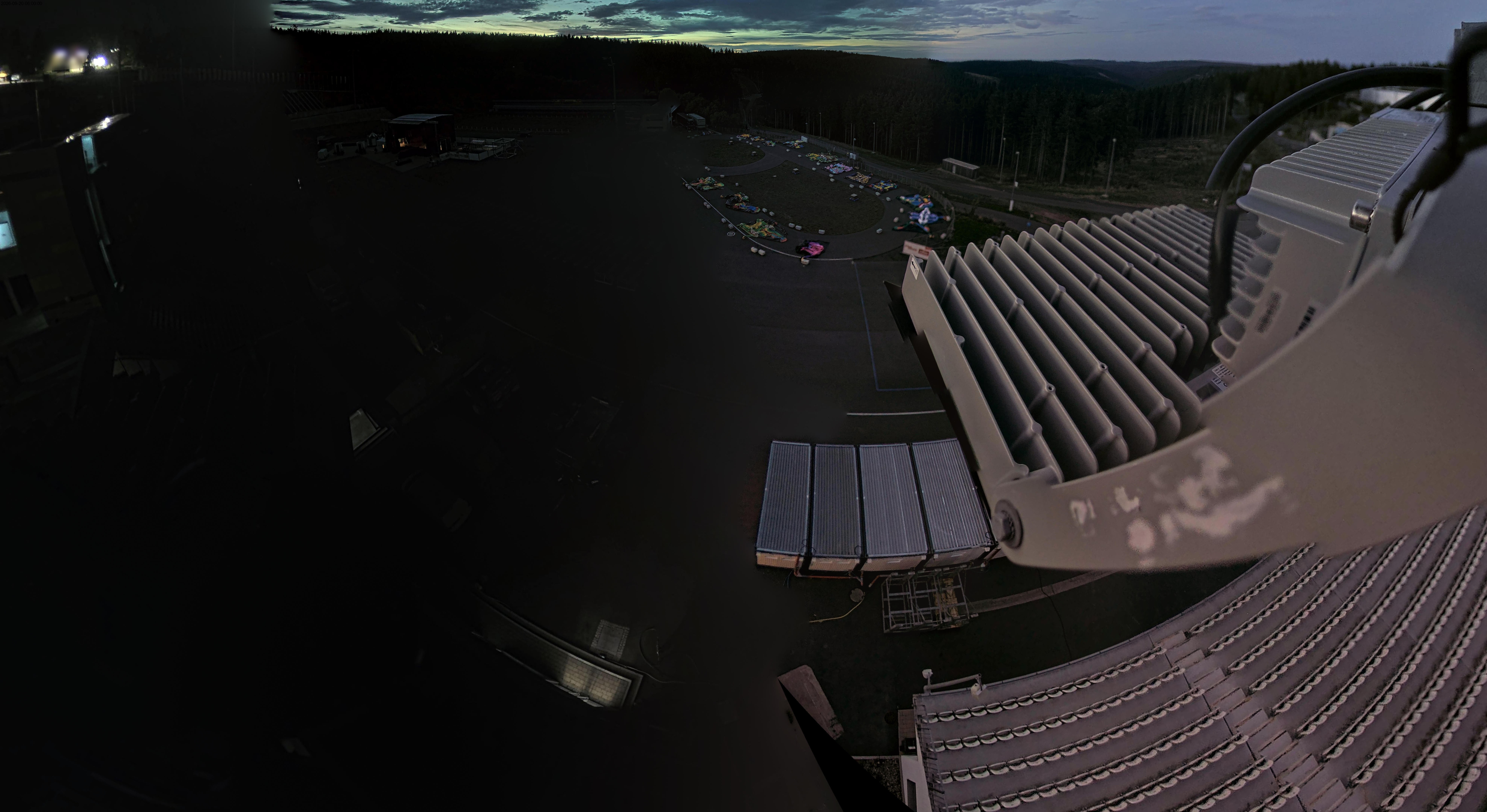 Archiv Foto Webcam Oberhof: Blick ins Biathlonstadion
