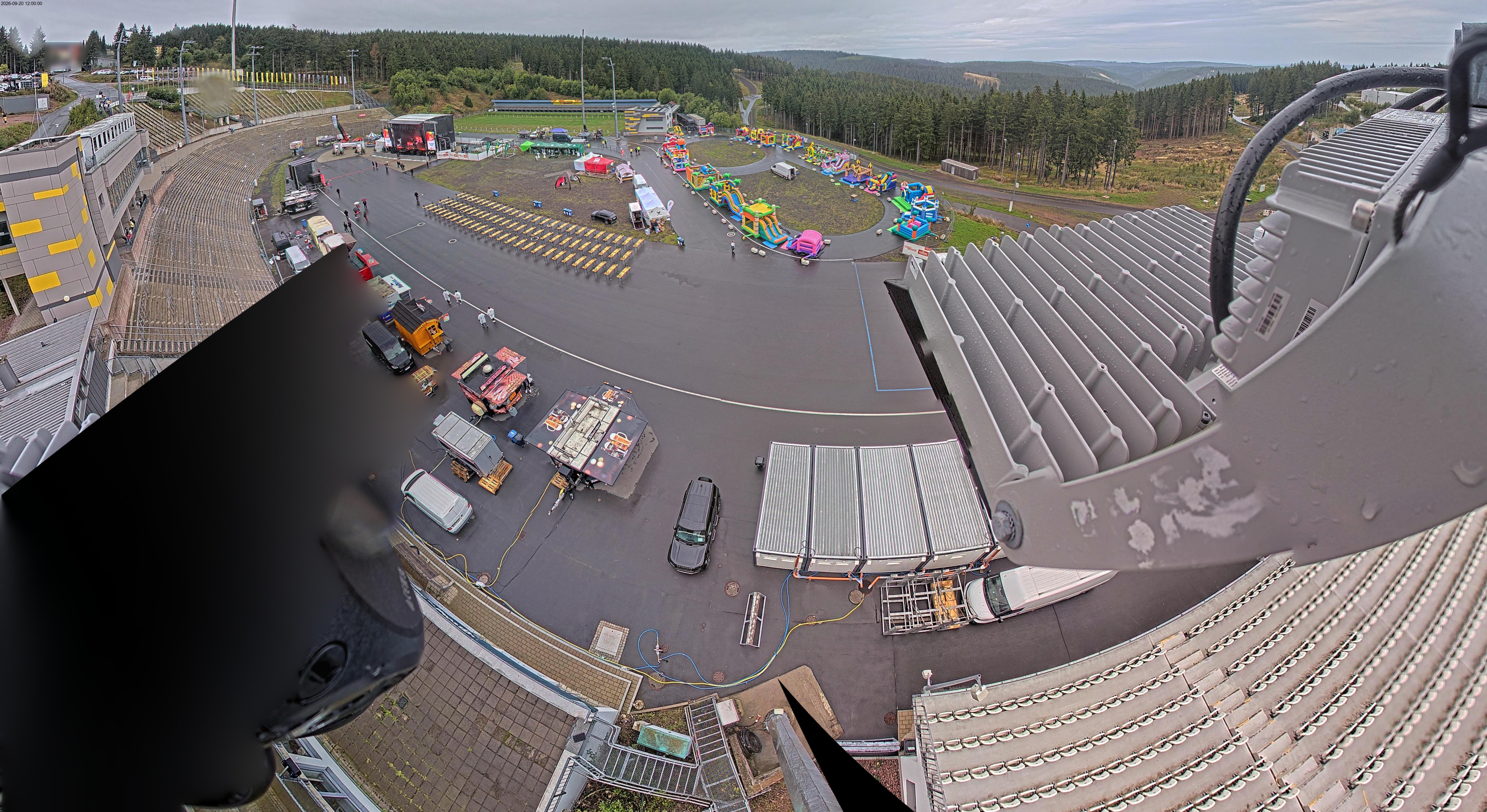 Archiv Foto Webcam Oberhof: Blick ins Biathlonstadion