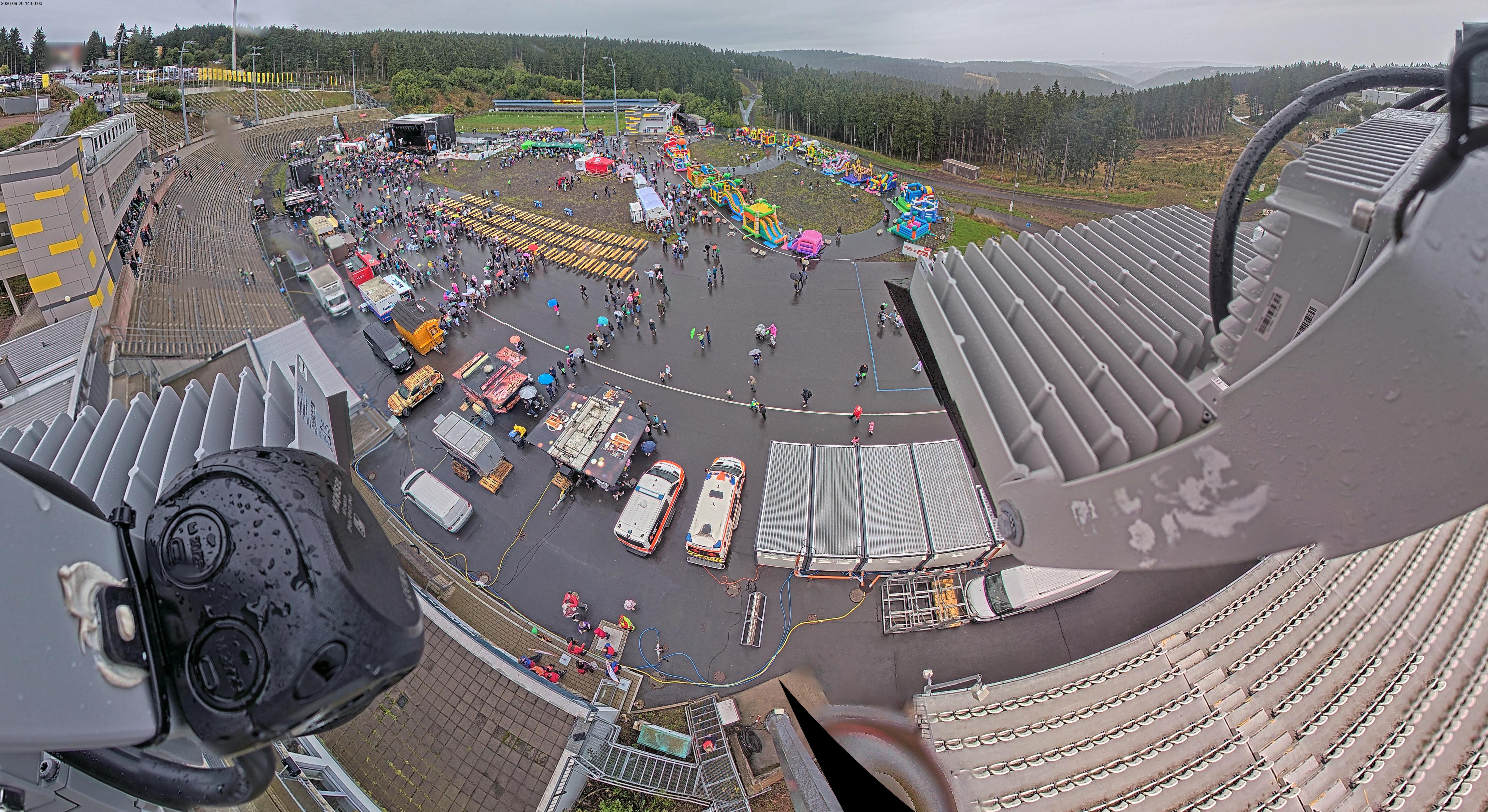 Archiv Foto Webcam Oberhof: Blick ins Biathlonstadion