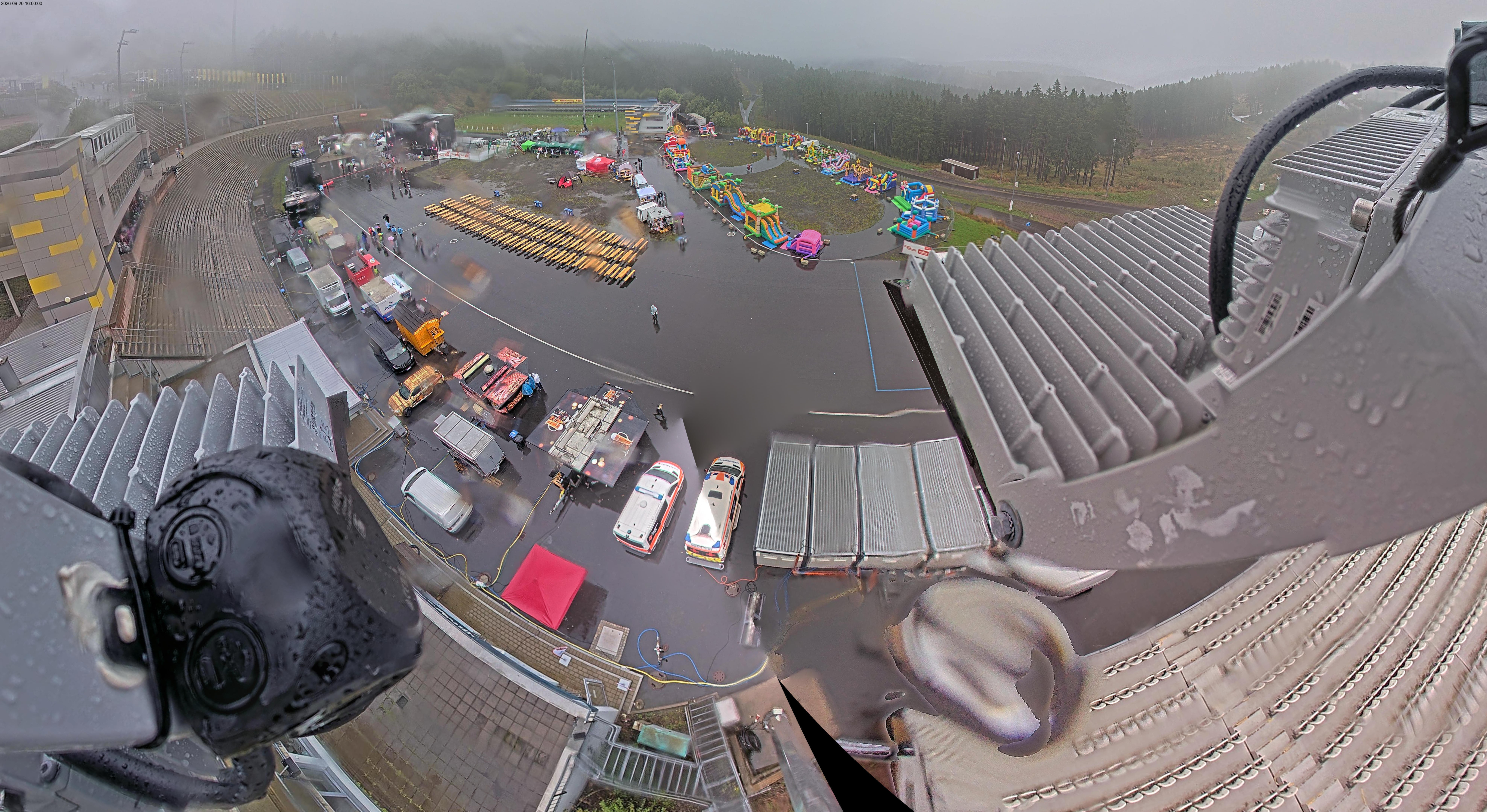 Archiv Foto Webcam Oberhof: Blick ins Biathlonstadion