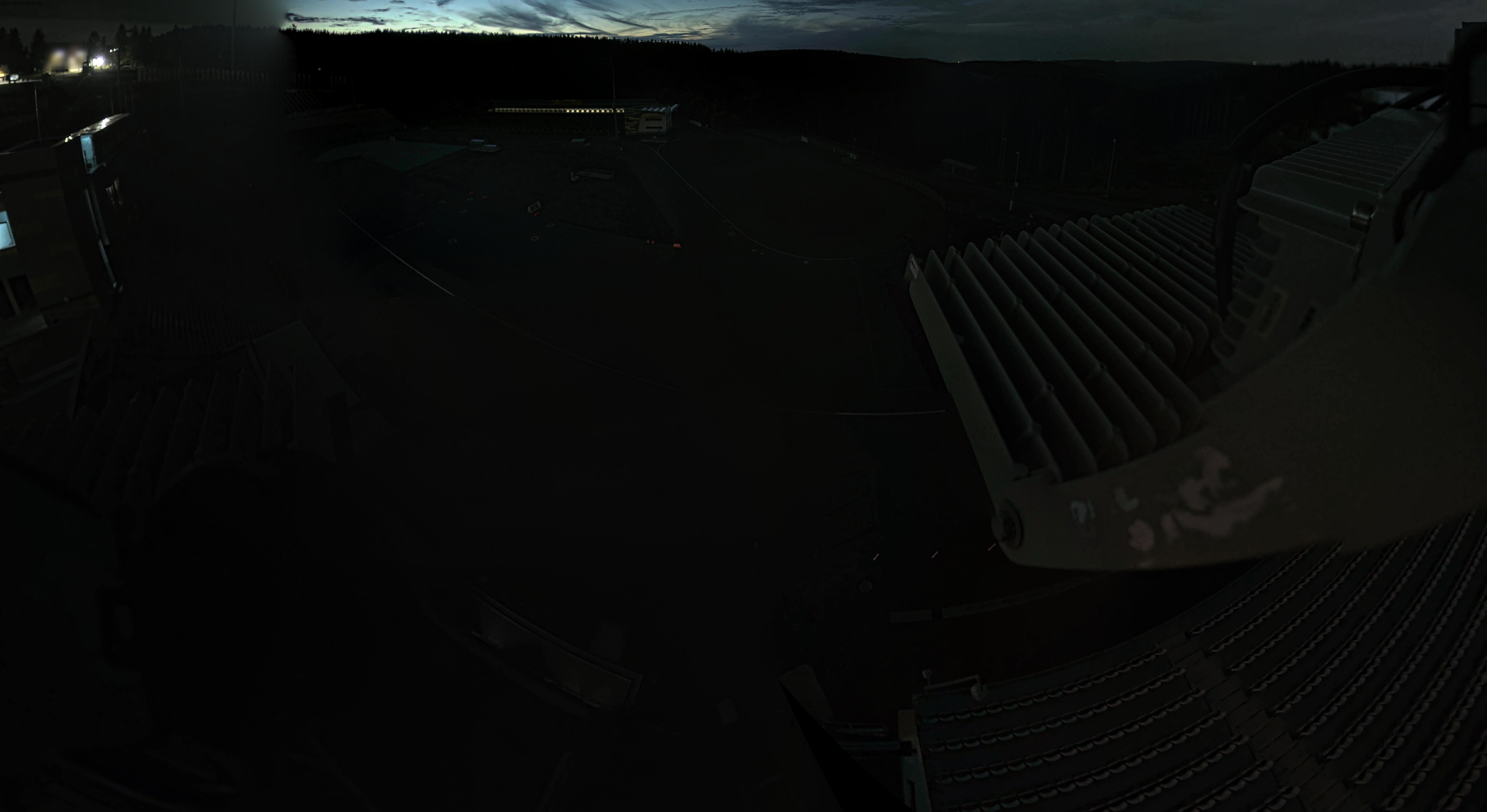 Archiv Foto Webcam Oberhof: Blick ins Biathlonstadion