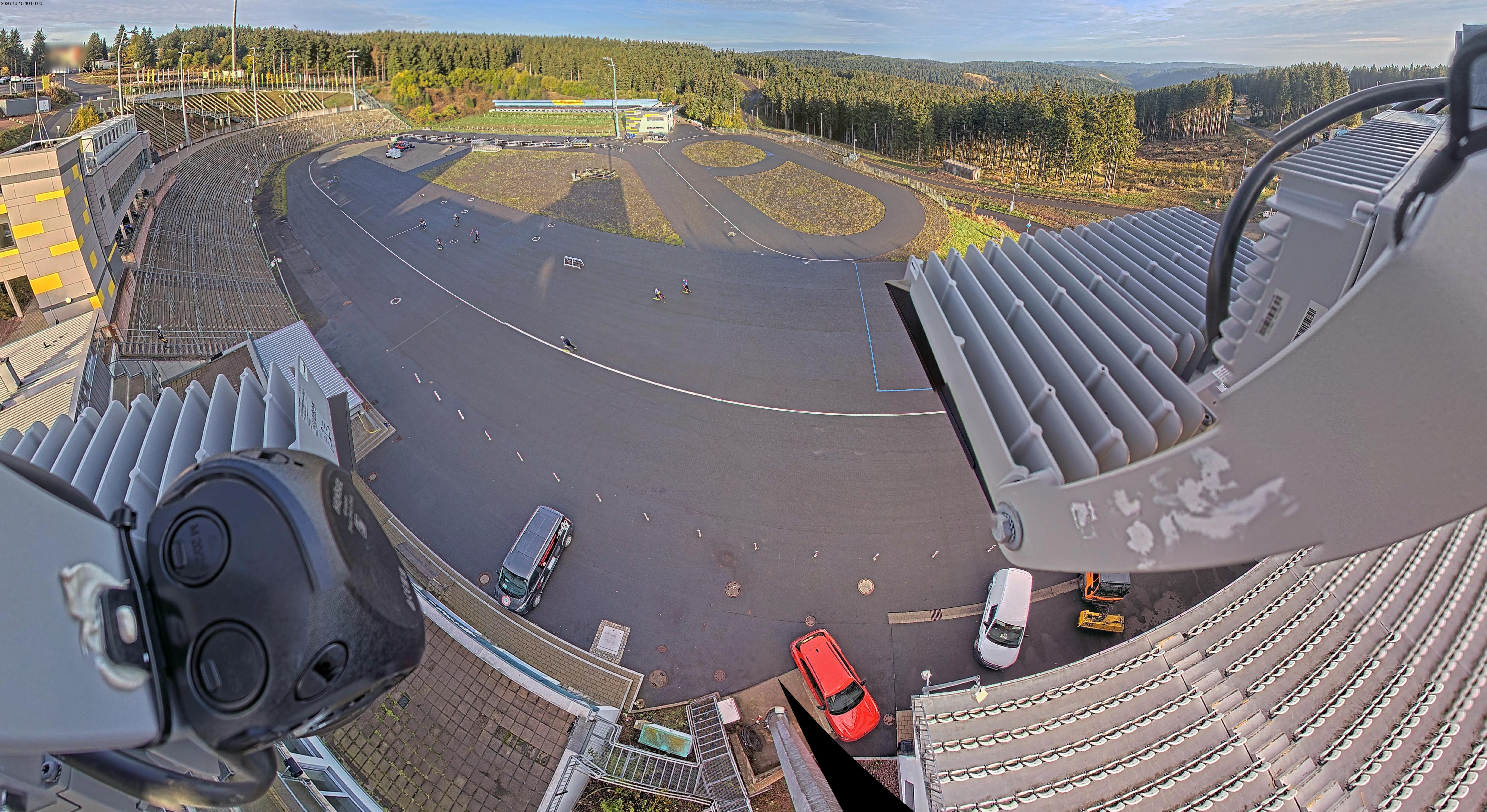 Archiv Foto Webcam Oberhof: Blick ins Biathlonstadion
