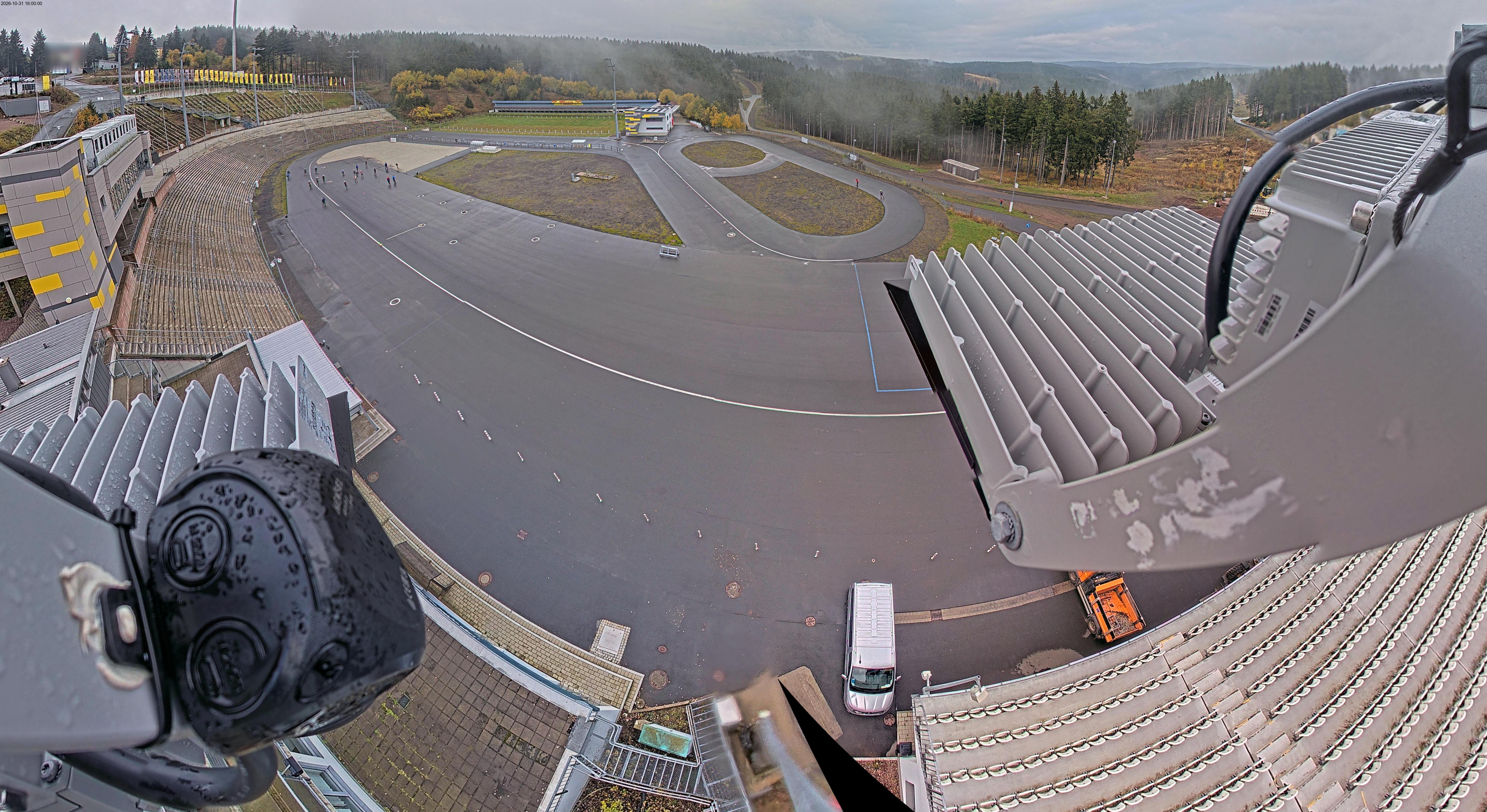Archiv Foto Webcam Oberhof: Blick ins Biathlonstadion