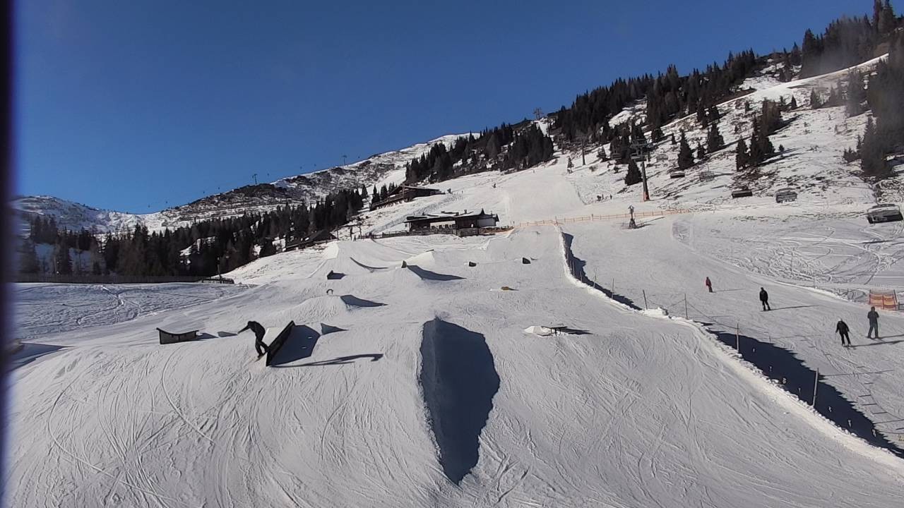 Archiv Foto Webcam Snowpark Flachauwinkl