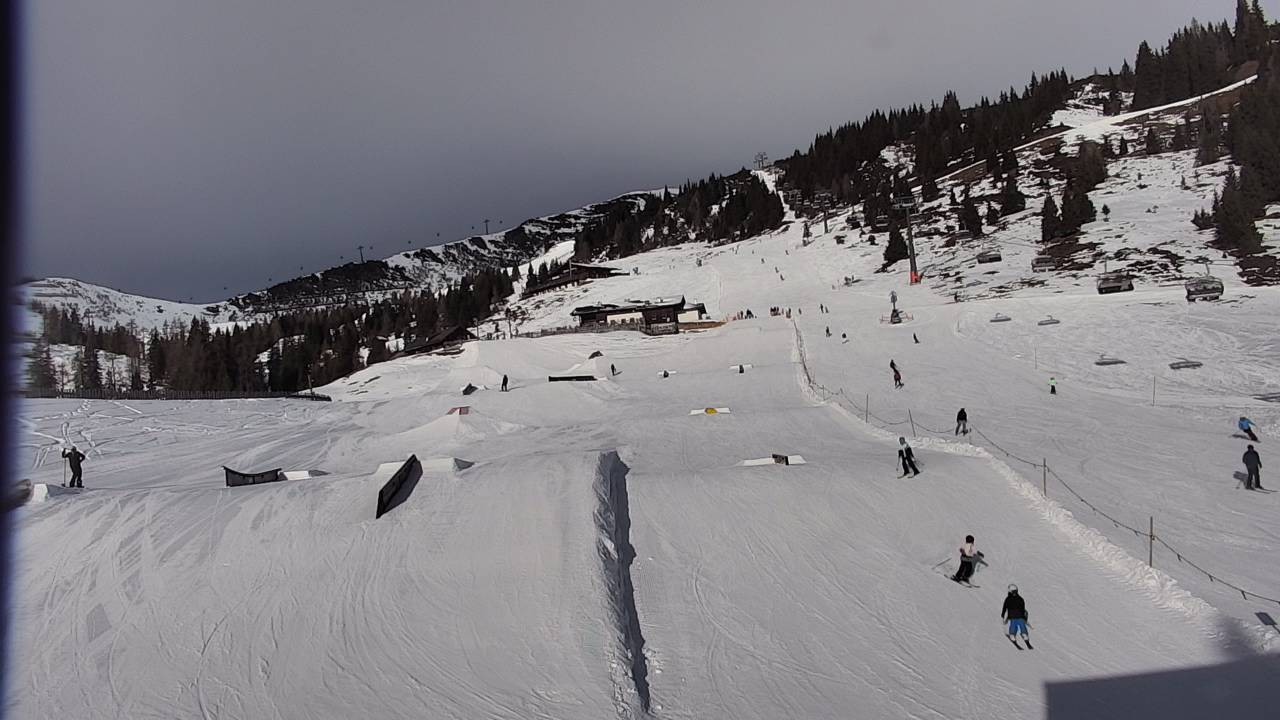 Archived image Webcam Snowpark Flachauwinkl