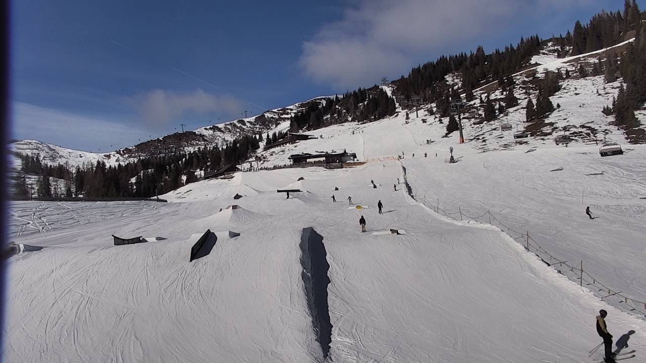 Archived image Webcam Snowpark Flachauwinkl