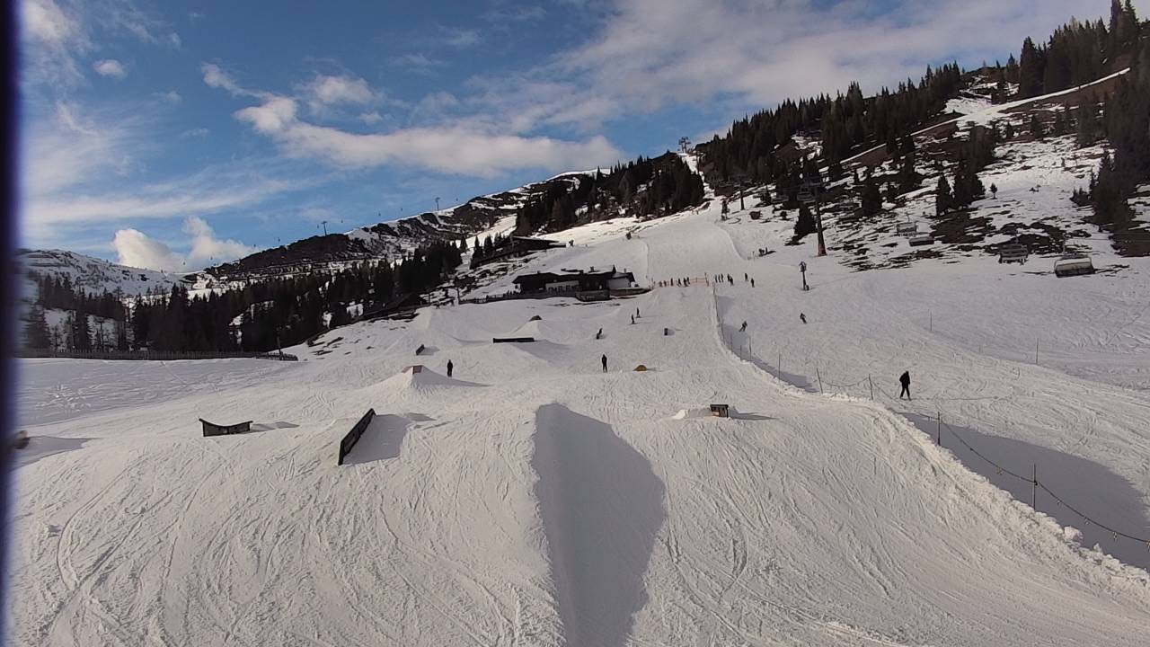 Archived image Webcam Snowpark Flachauwinkl