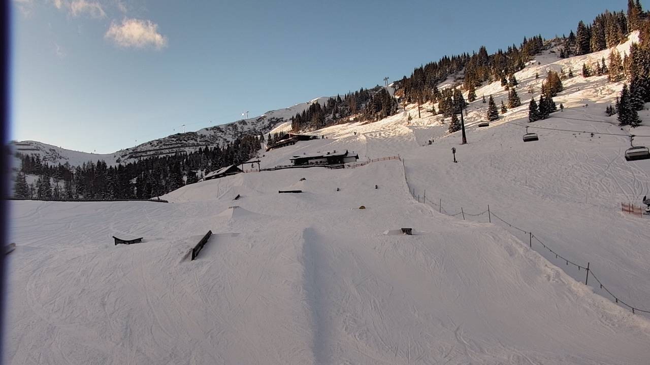 Archived image Webcam Snowpark Flachauwinkl