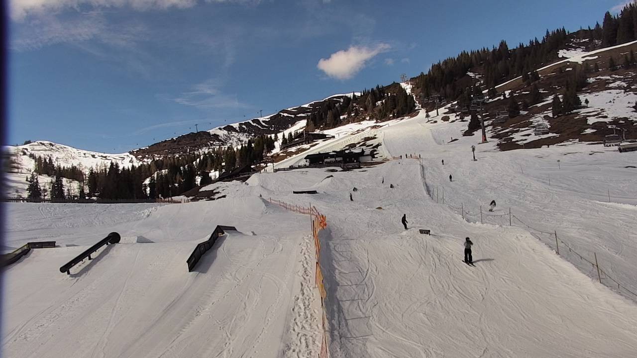 Archived image Webcam Snowpark Flachauwinkl