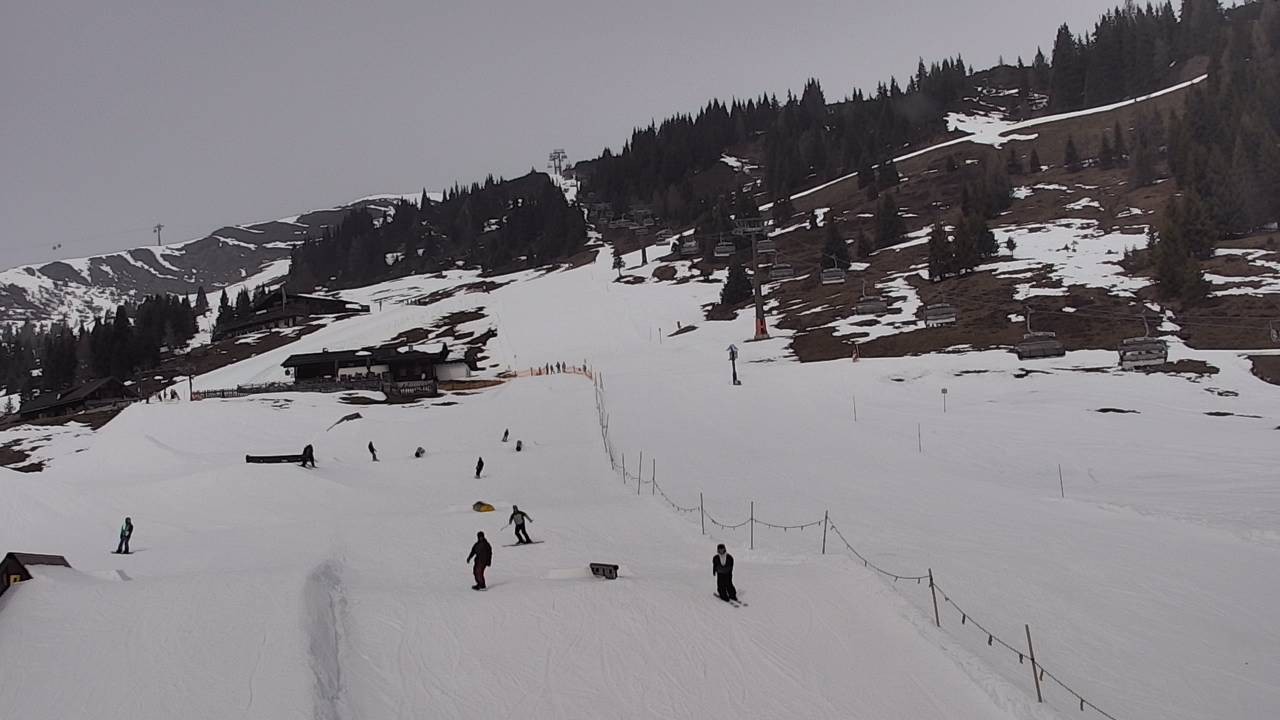 Archived image Webcam Snowpark Flachauwinkl