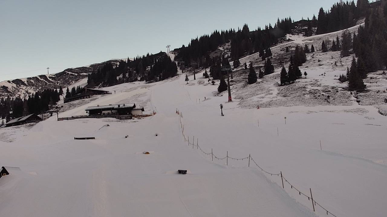 Archived image Webcam Snowpark Flachauwinkl