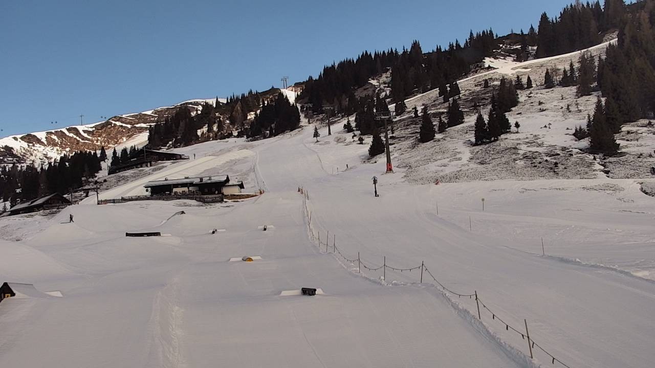 Archived image Webcam Snowpark Flachauwinkl