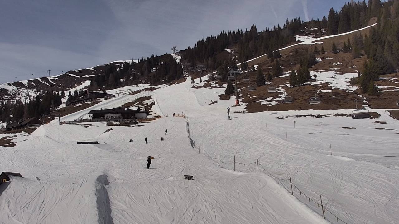 Archived image Webcam Snowpark Flachauwinkl