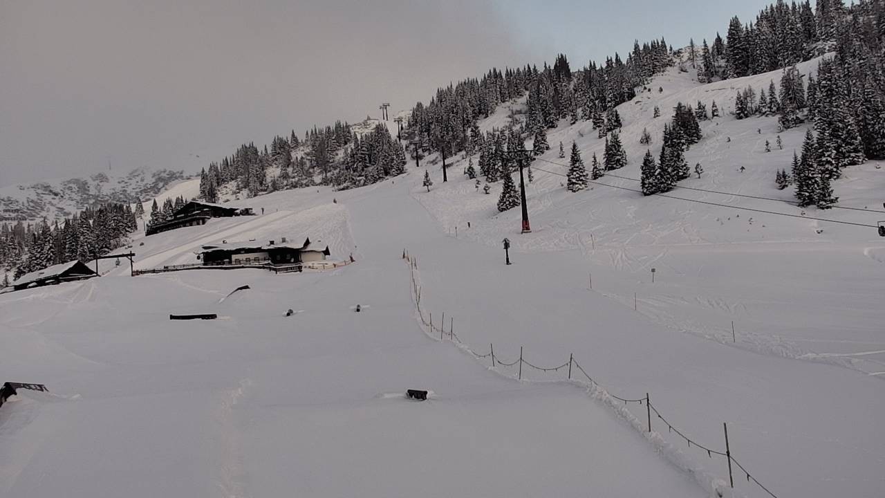 Archived image Webcam Snowpark Flachauwinkl