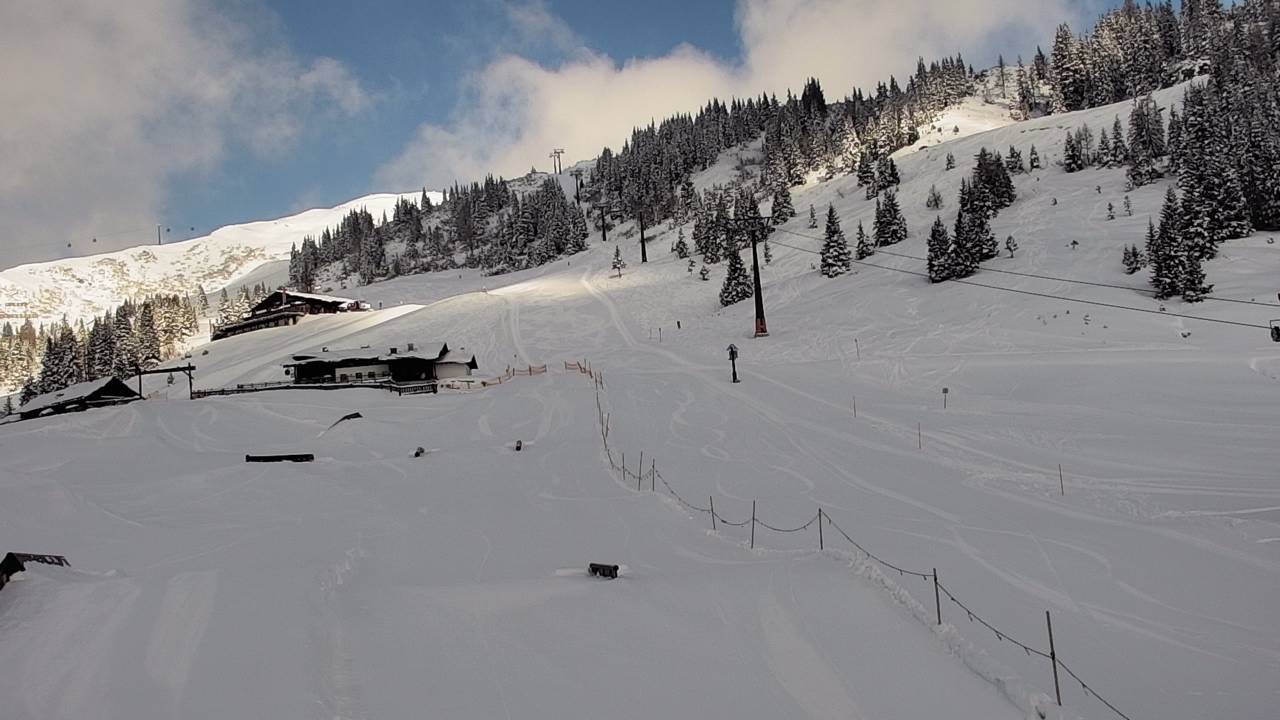 Archived image Webcam Snowpark Flachauwinkl