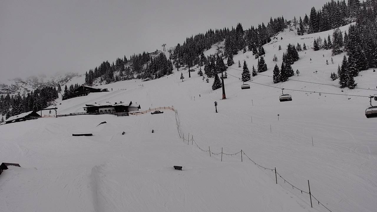 Archived image Webcam Snowpark Flachauwinkl