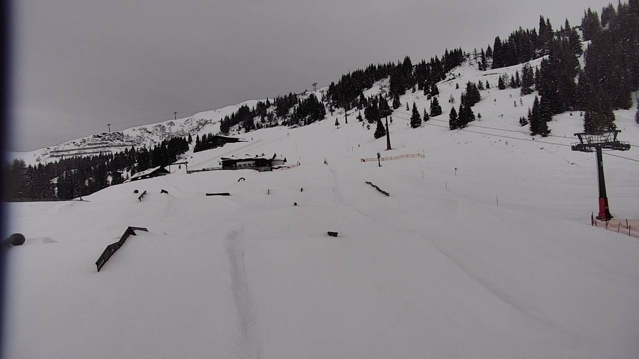 Archived image Webcam Snowpark Flachauwinkl