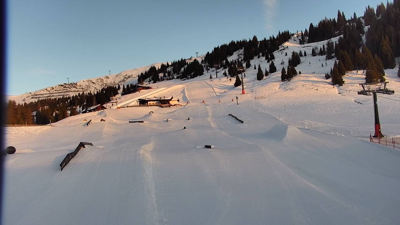 Archived image Webcam Snowpark Flachauwinkl
