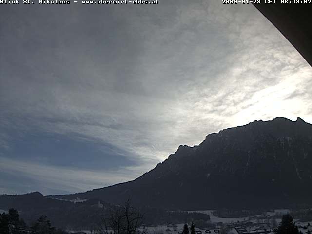 Archiv Foto Webcam Ausblick Hotel Oberwirt in Ebbs