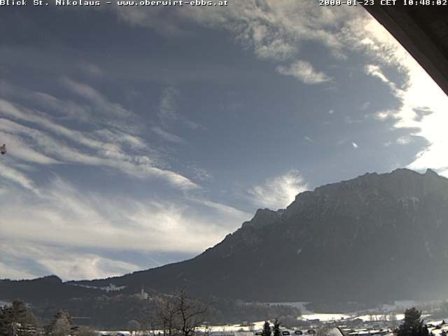 Archiv Foto Webcam Ausblick Hotel Oberwirt in Ebbs