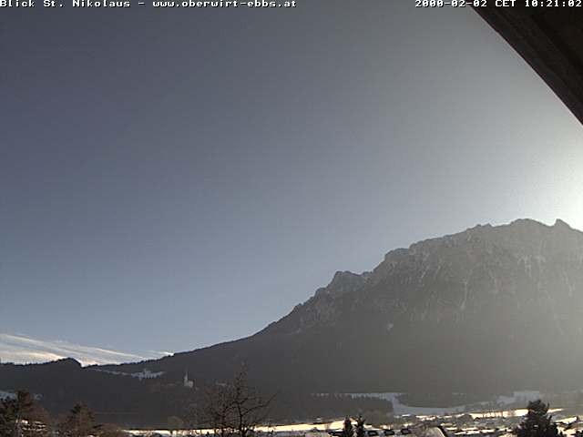 Archiv Foto Webcam Ausblick Hotel Oberwirt in Ebbs
