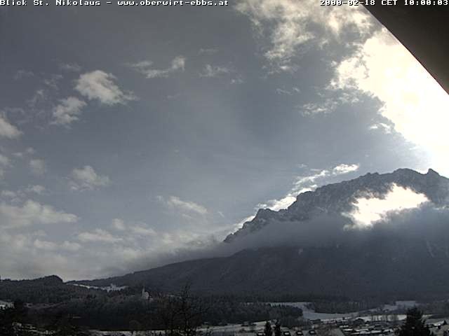 Archiv Foto Webcam Ausblick Hotel Oberwirt in Ebbs